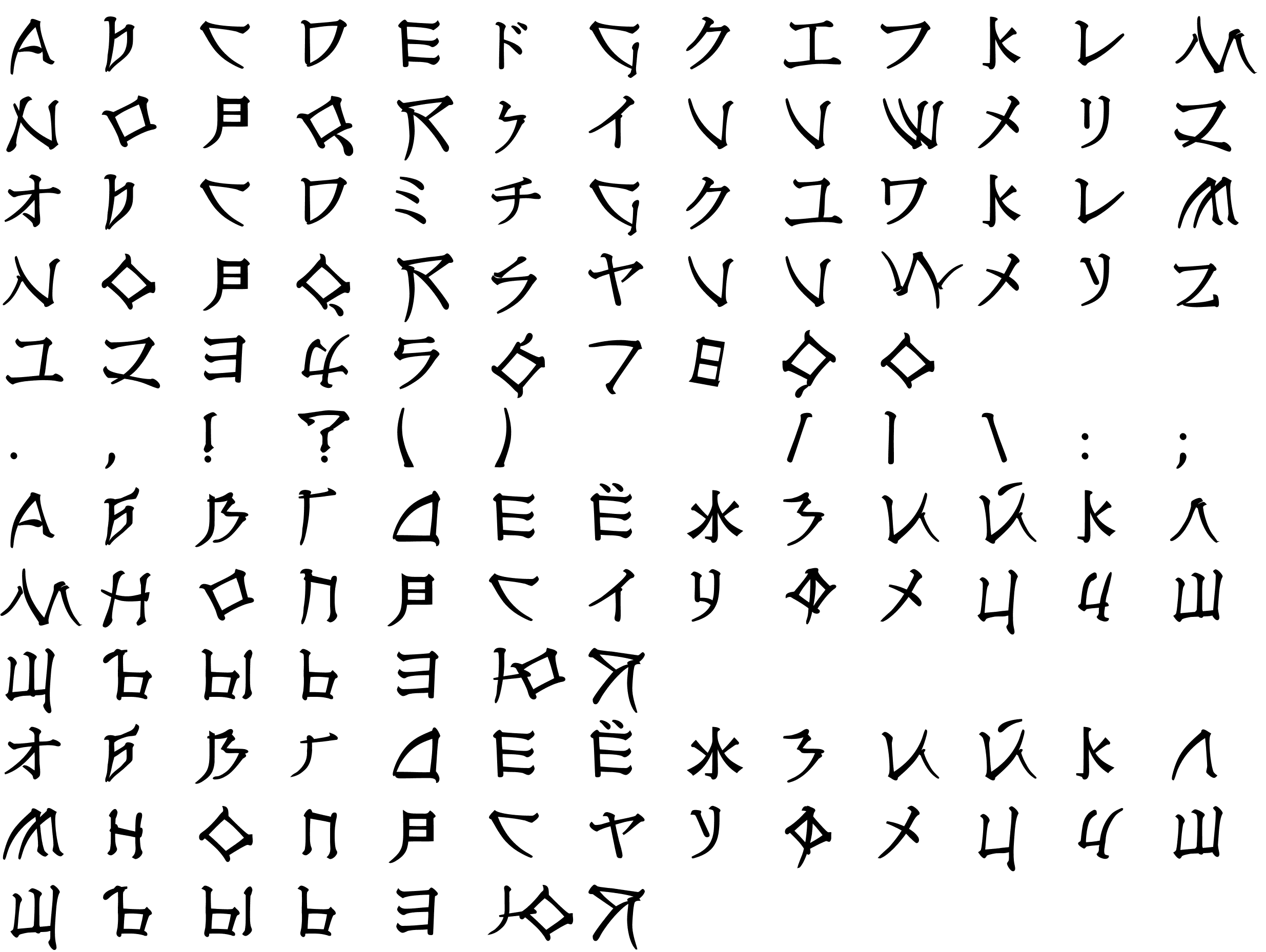 Шрифт NipponCyr-Bold