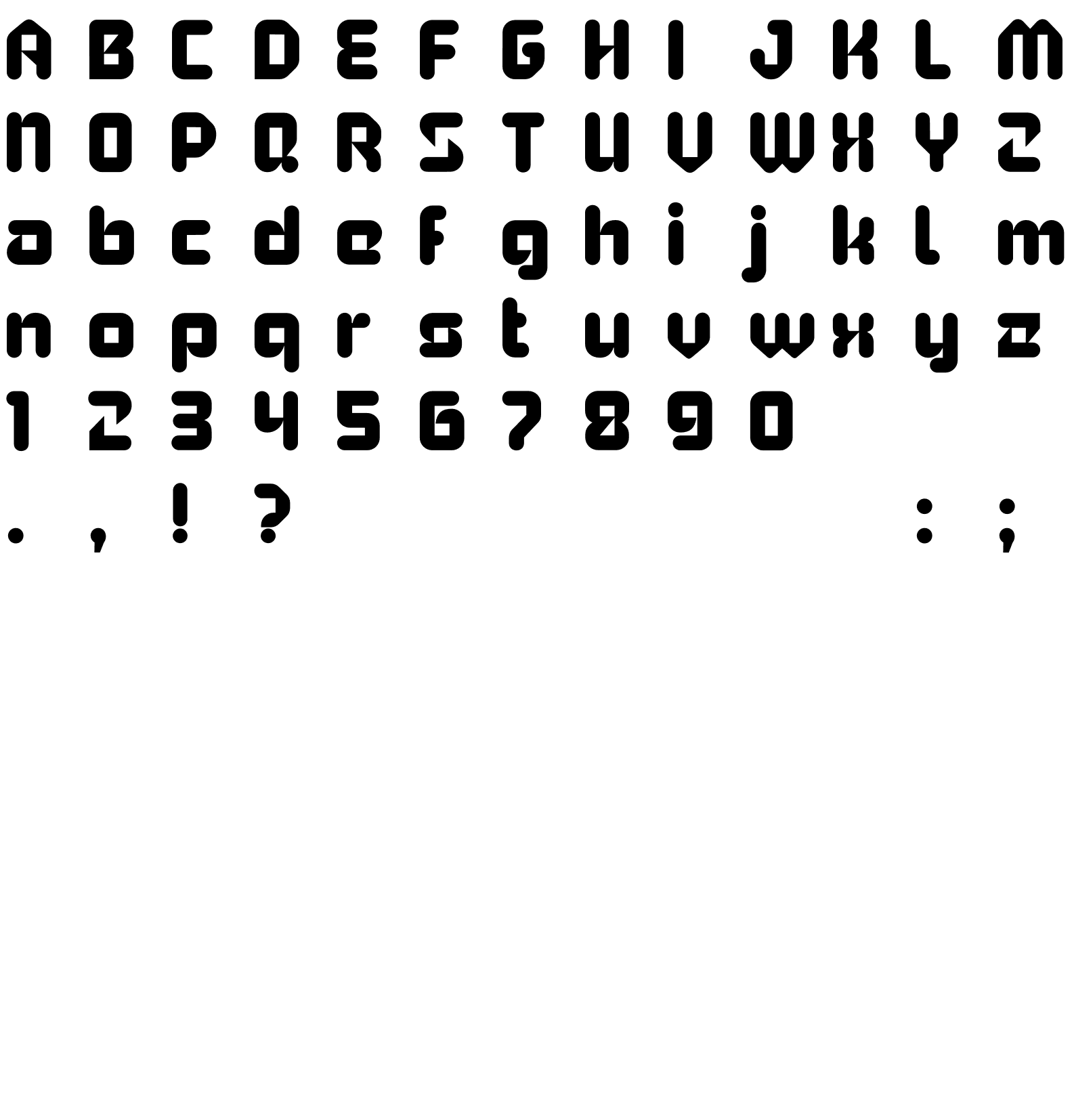 Шрифт File Bold