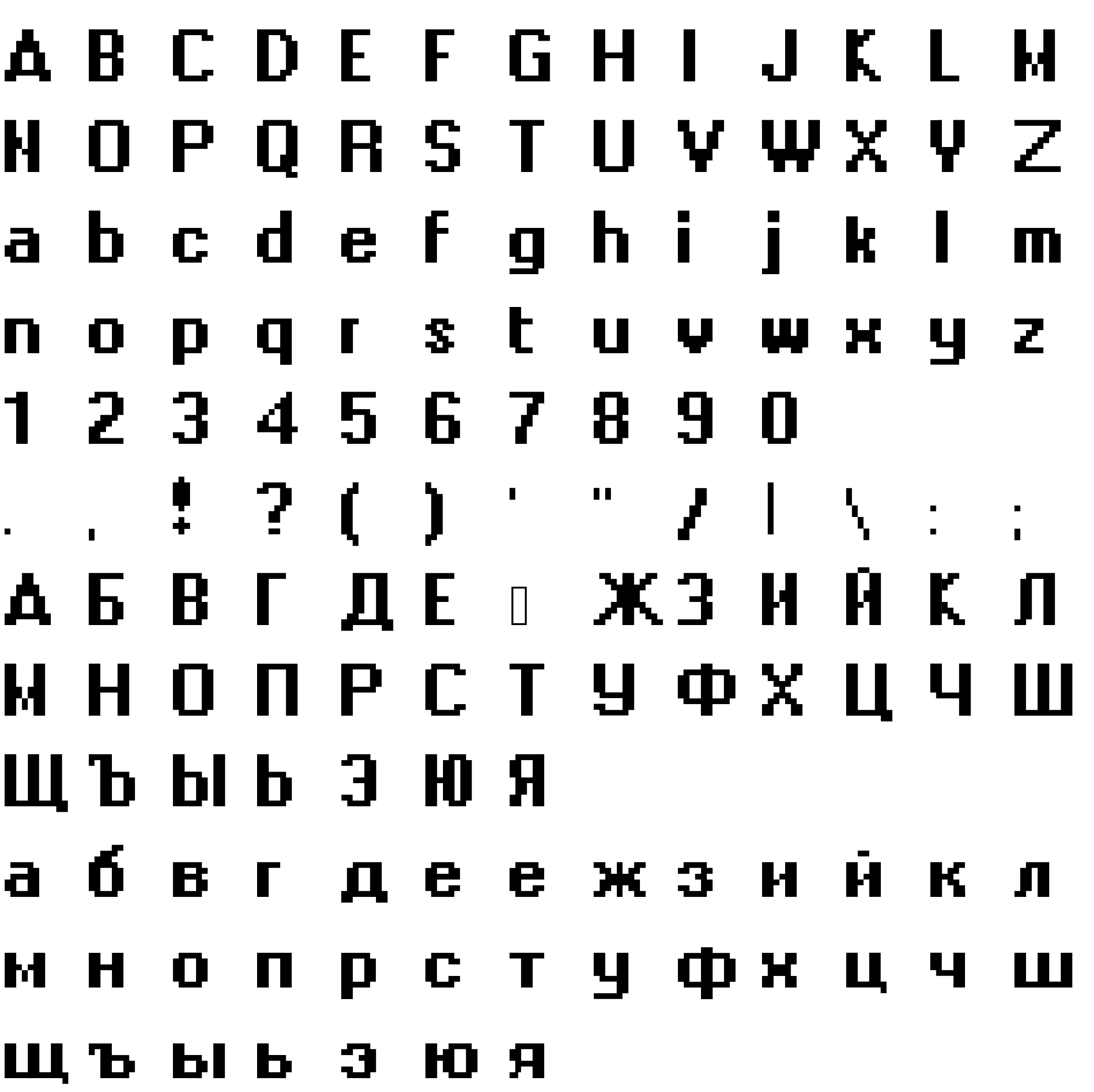 Шрифт progresspixel-bold