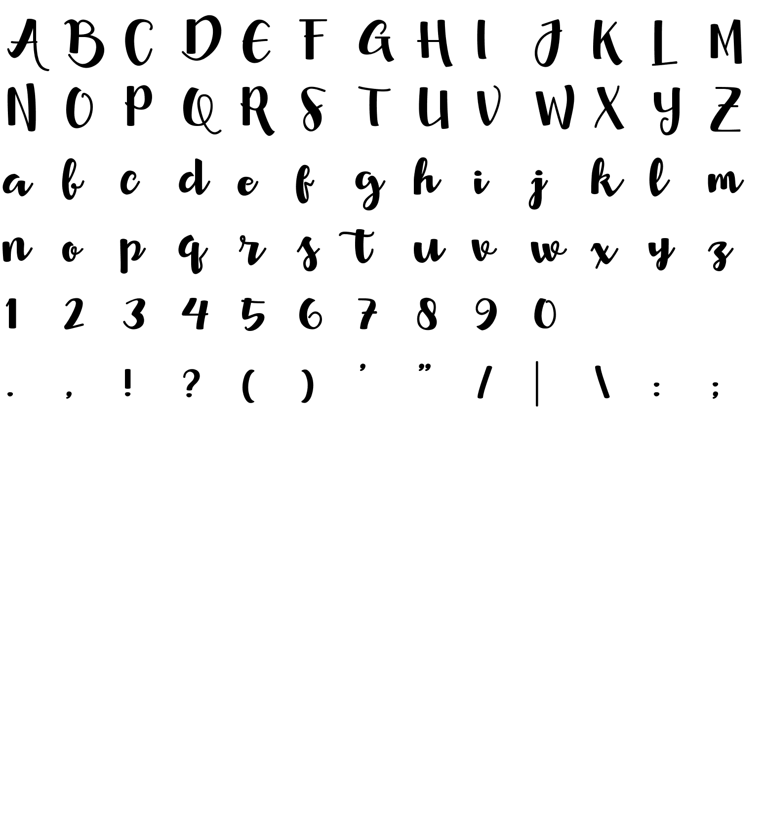 Шрифт DreamsLiem