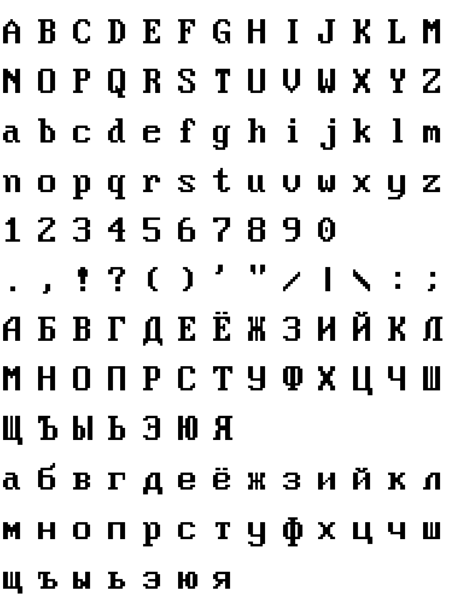 Шрифт PerfectDOSVGA437