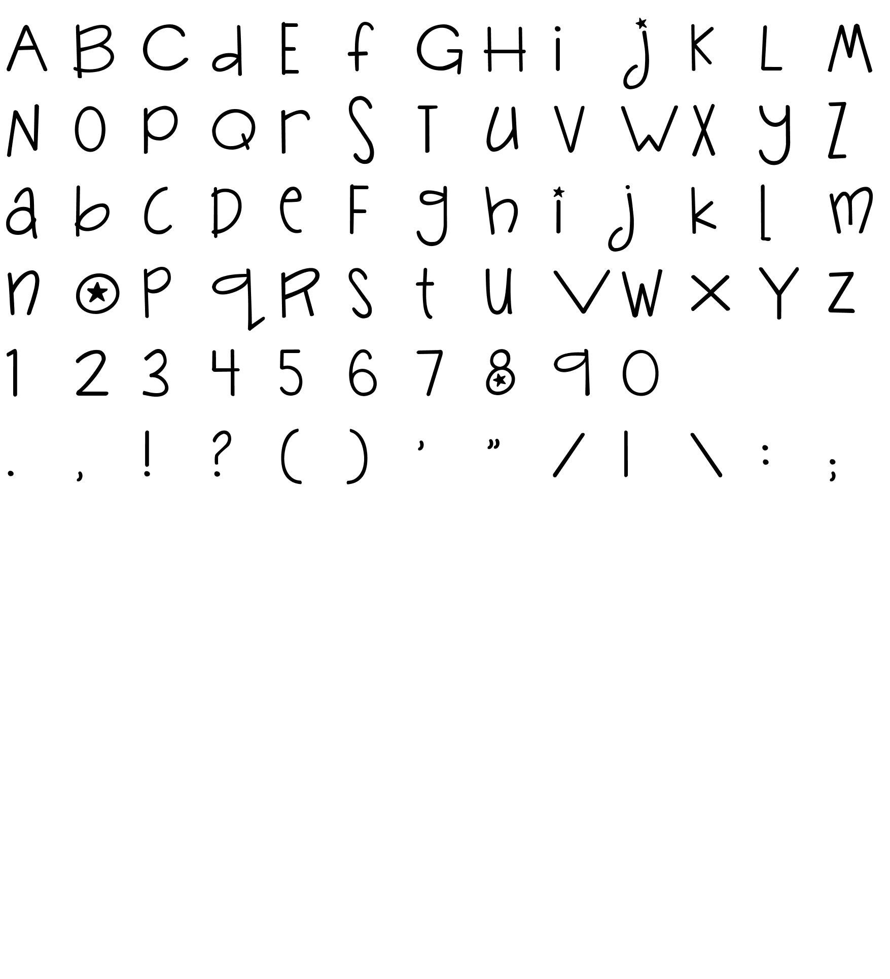 Шрифт Janda Silly Monkey