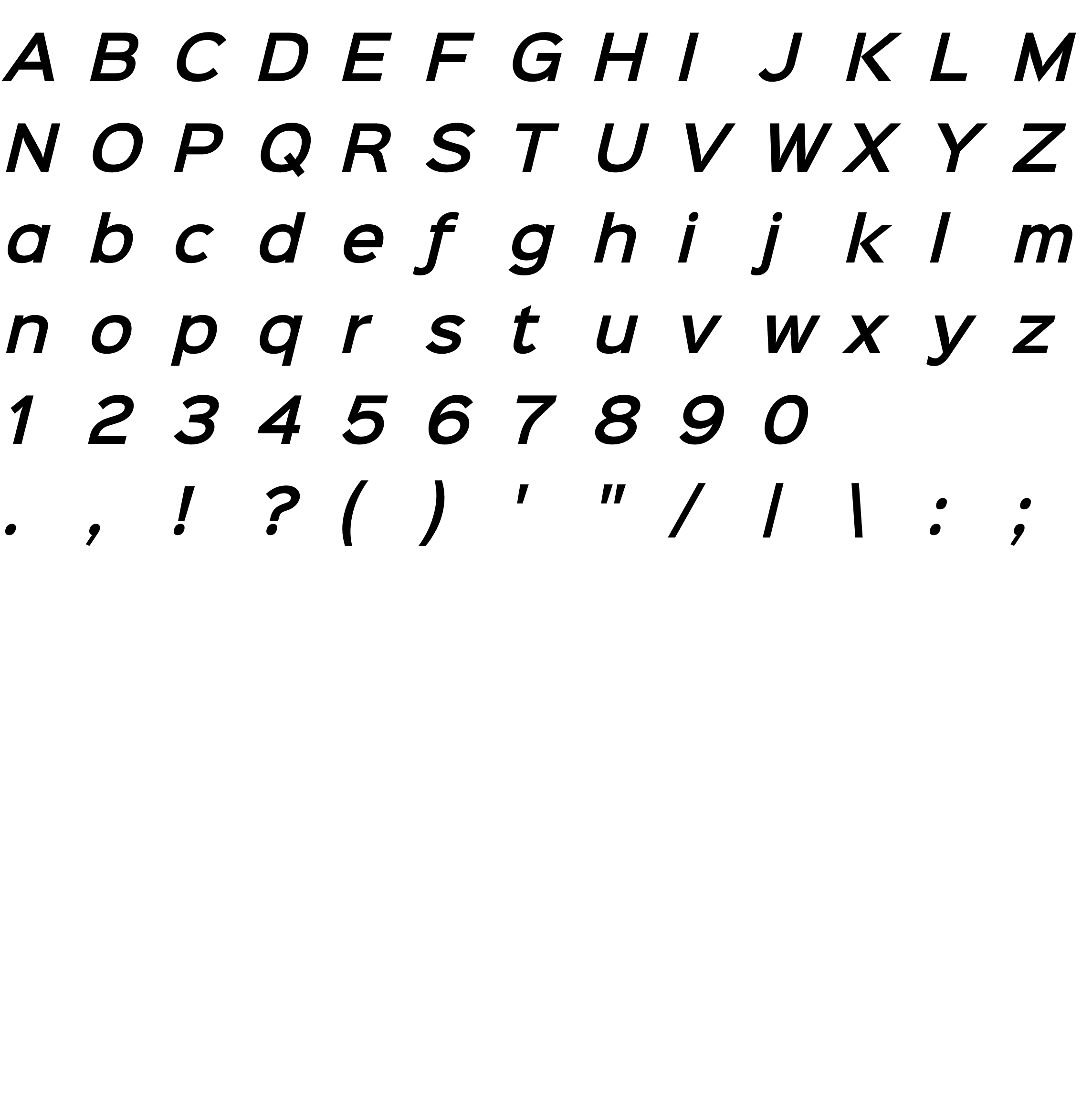 Шрифт Sinkin Sans 600 SemiBold Italic