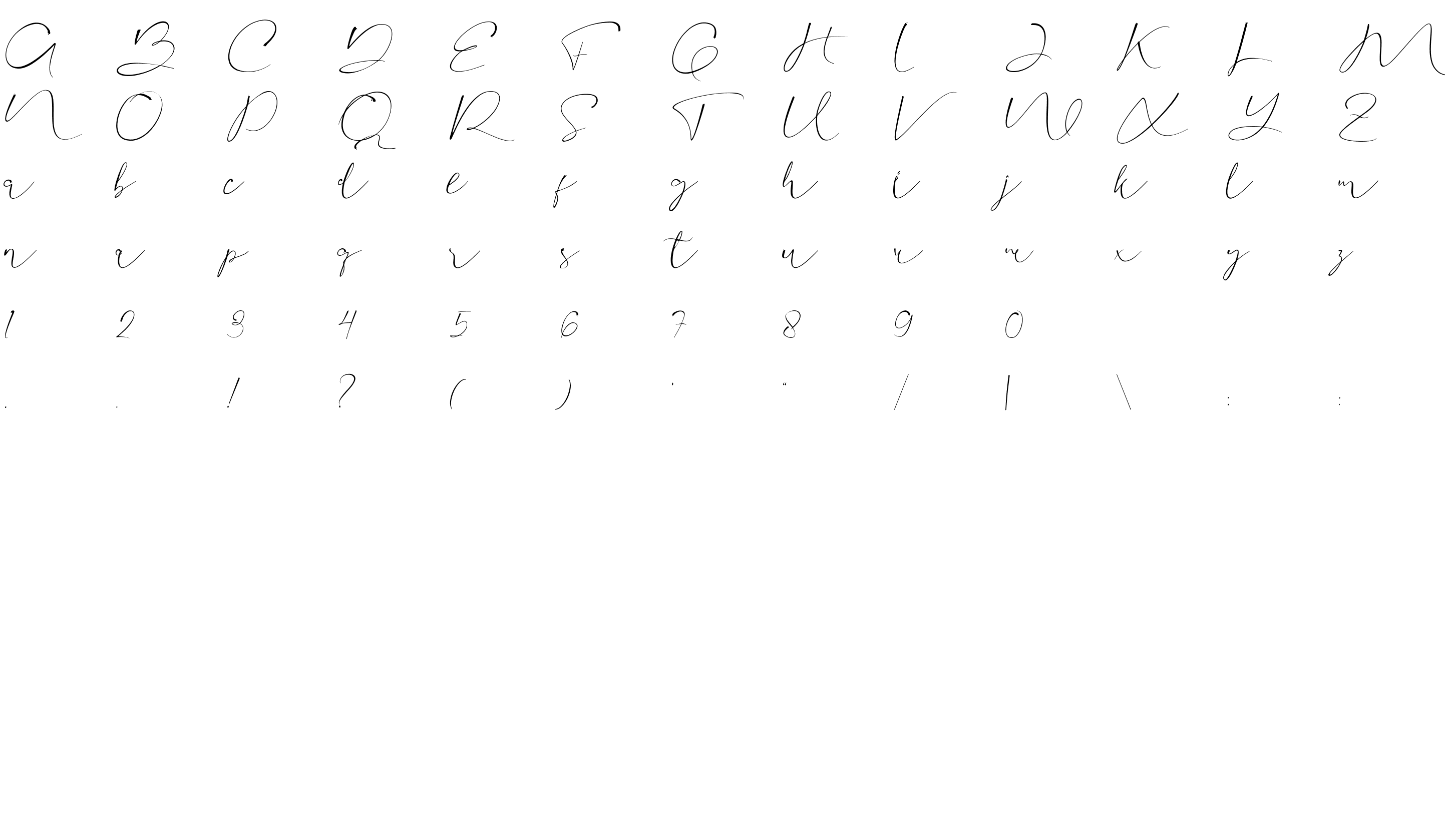 Шрифт Aullia DEMO