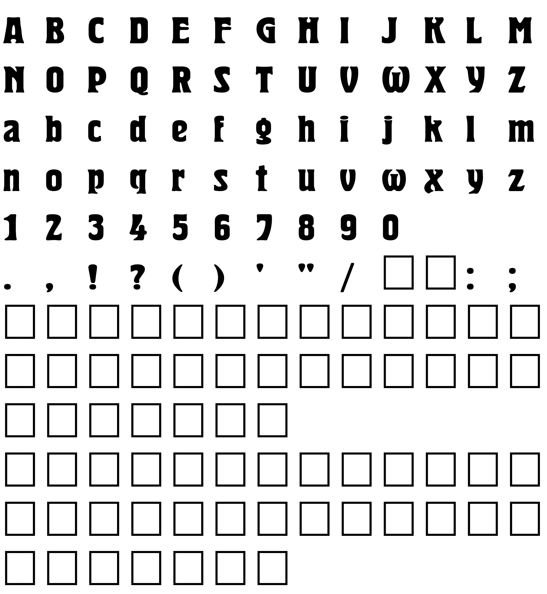 Шрифт Herold Bold