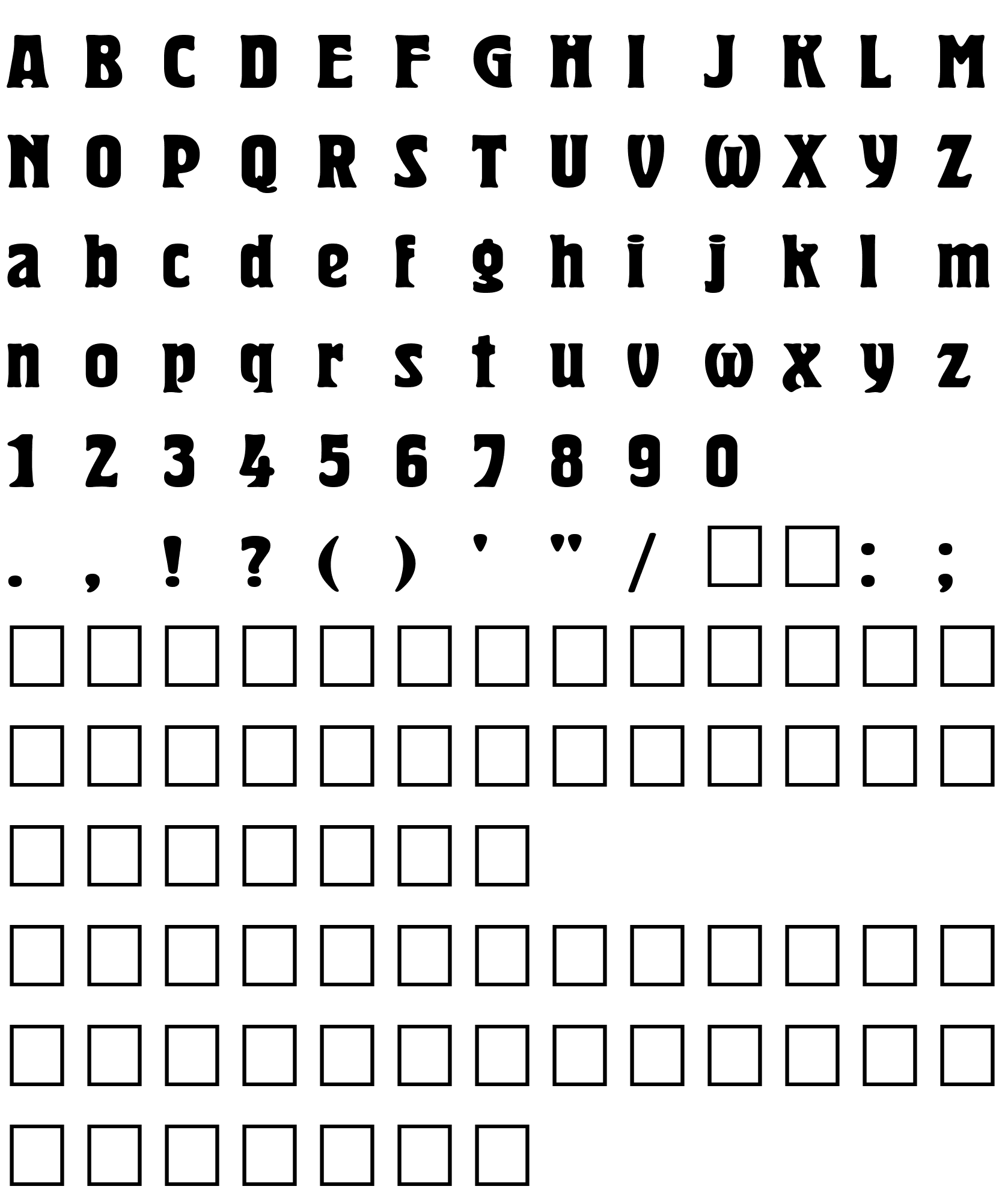 Шрифт HeroldCTT Bold