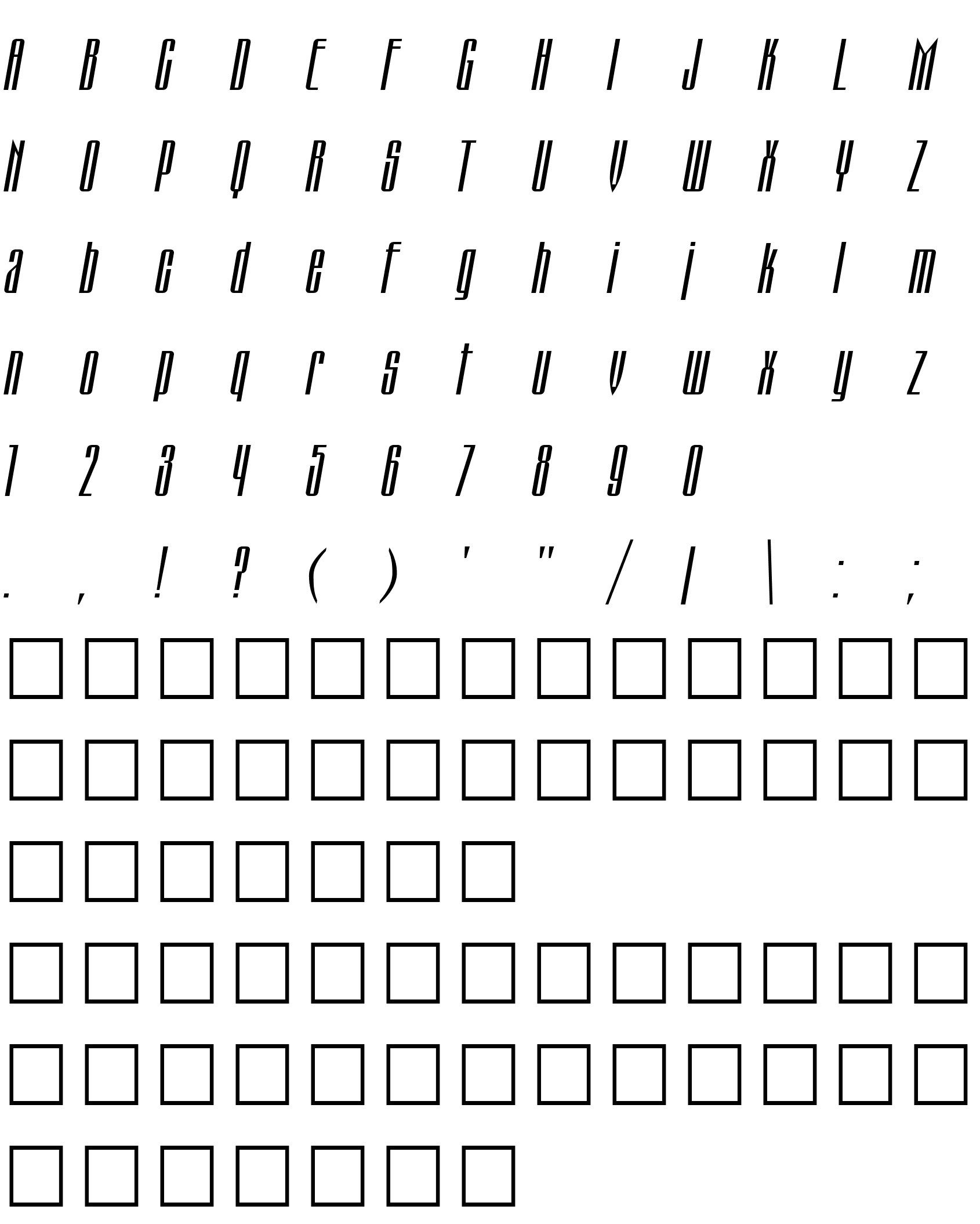 Шрифт MontblancCTT Italic