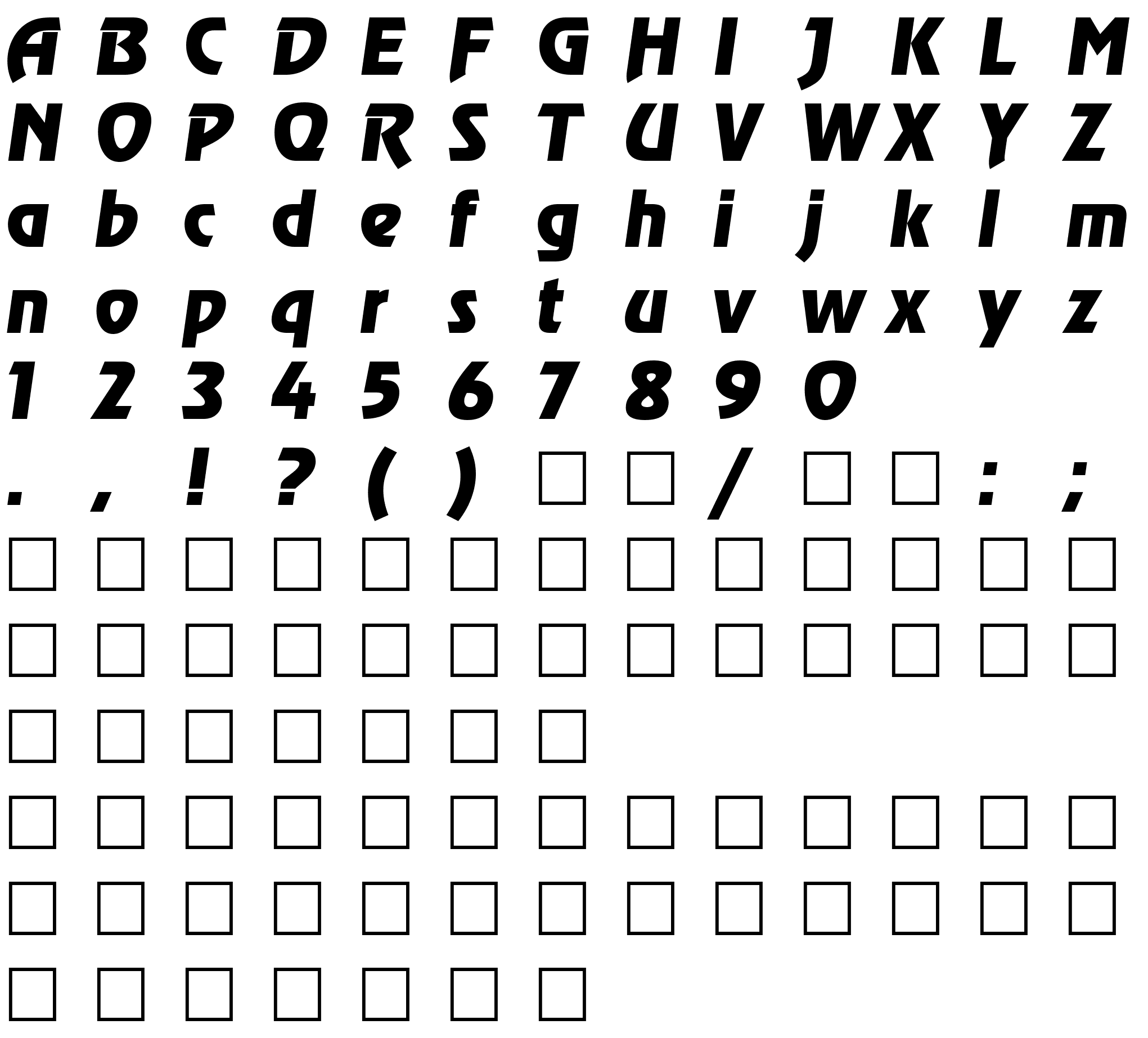 Шрифт Revue Italic