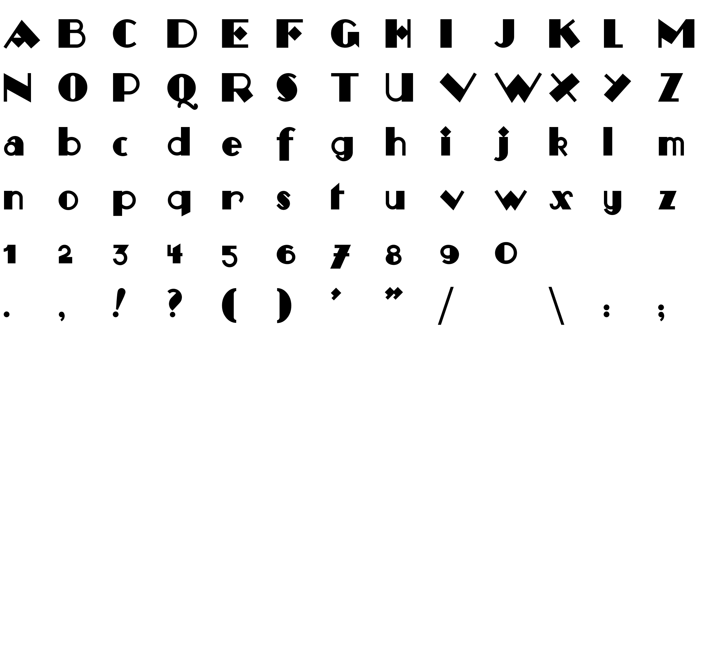 Шрифт Monkey-Fingers