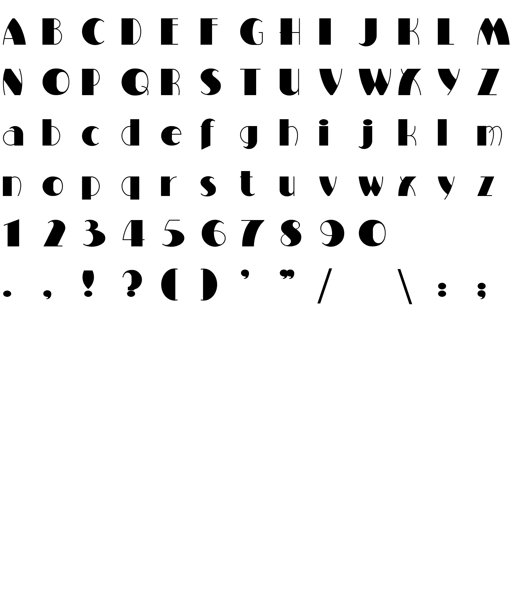 Шрифт MiltonBurlesque