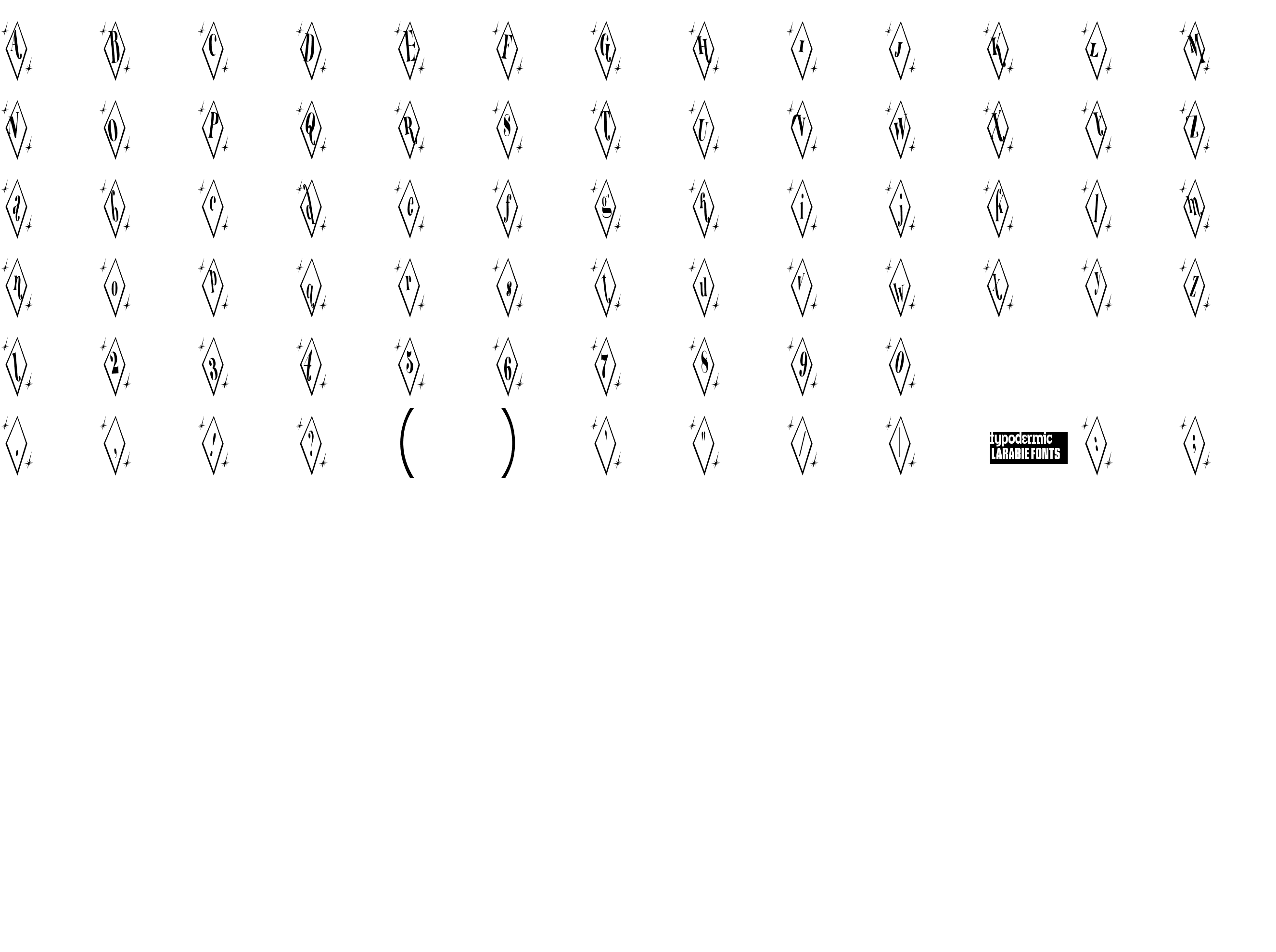 Шрифт Terylene Top