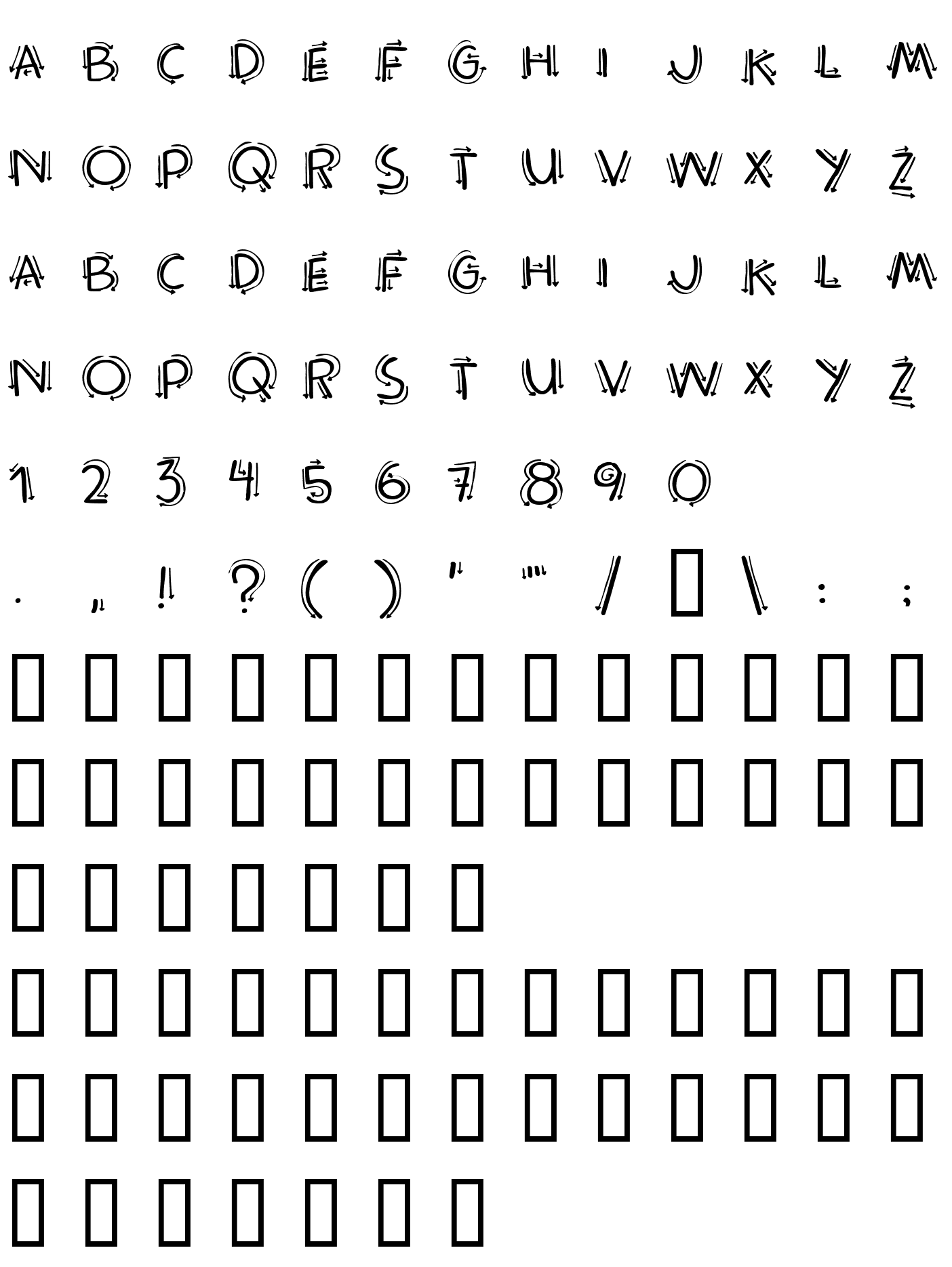 Шрифт Operating instructions