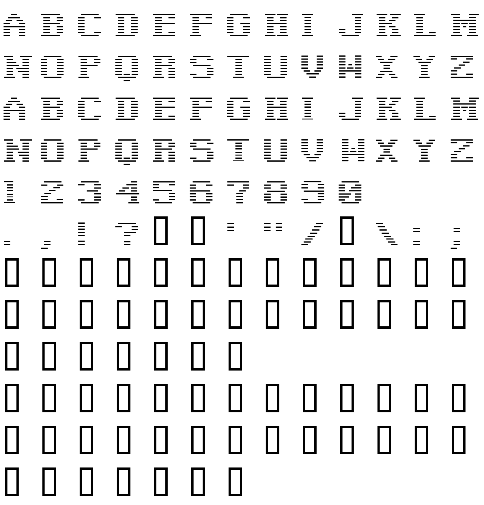 Шрифт Negative Tuning