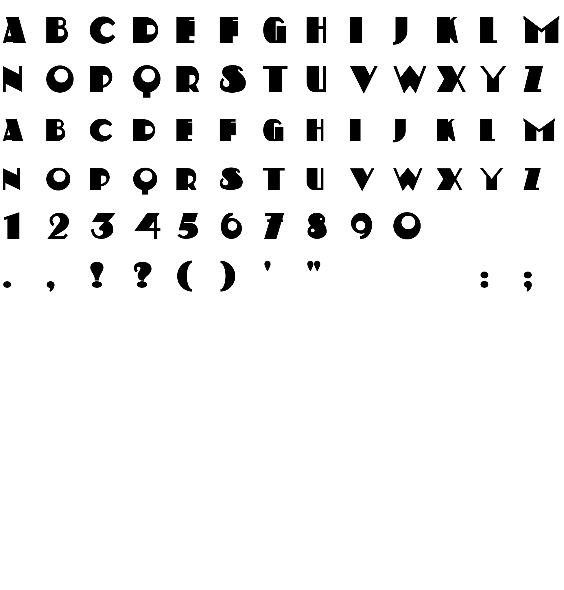 Шрифт Kerfuffle