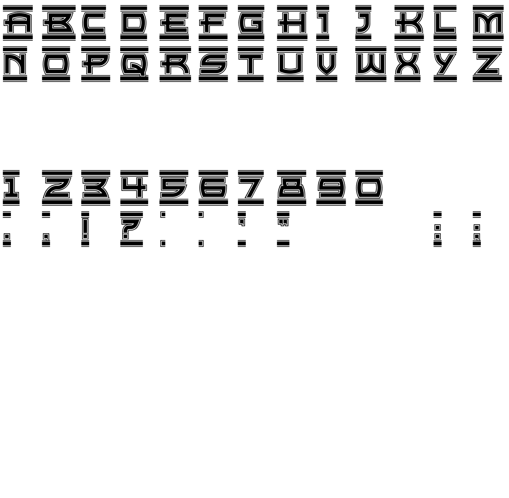 Шрифт EmpireState