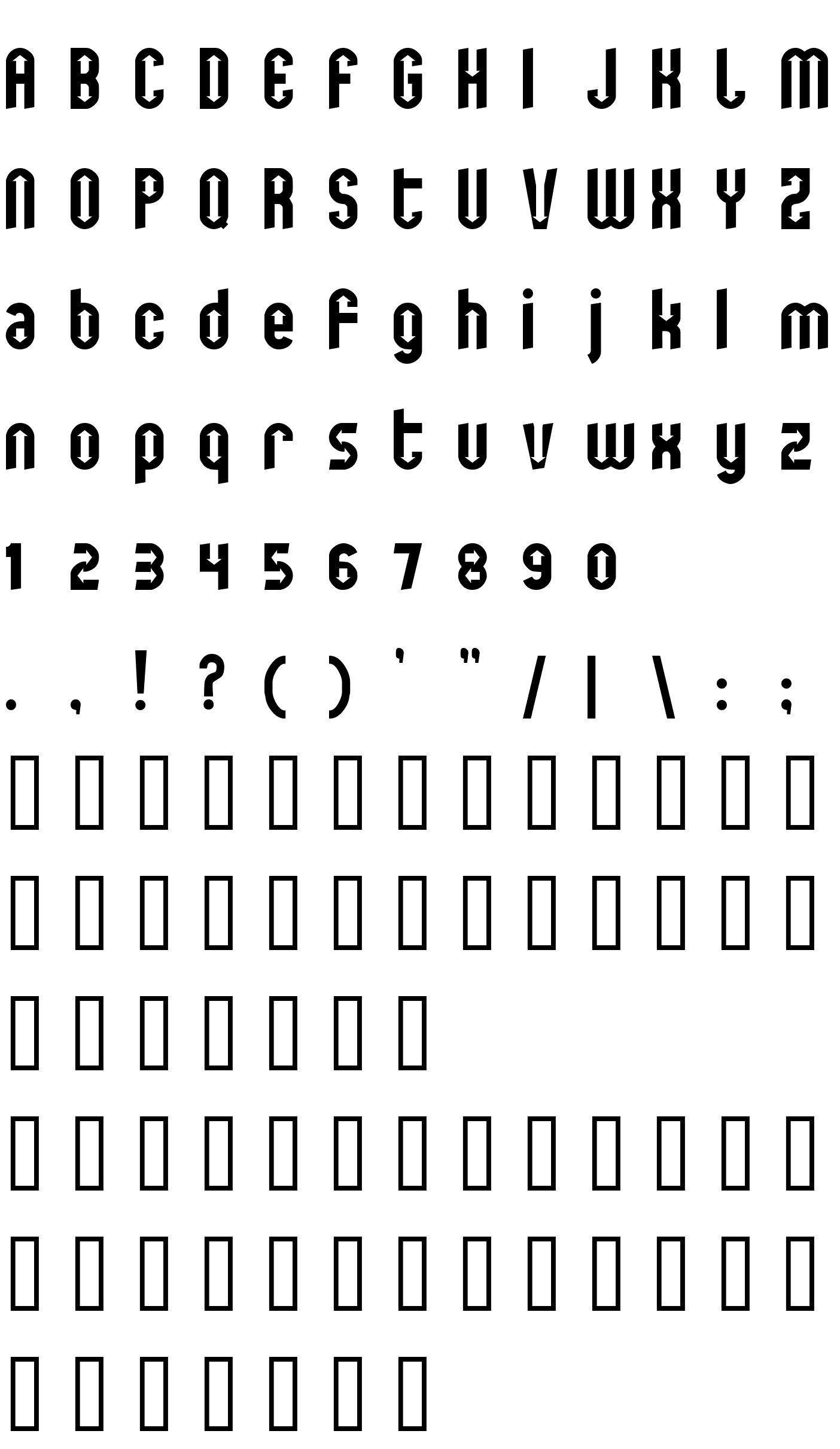 Шрифт You are the one