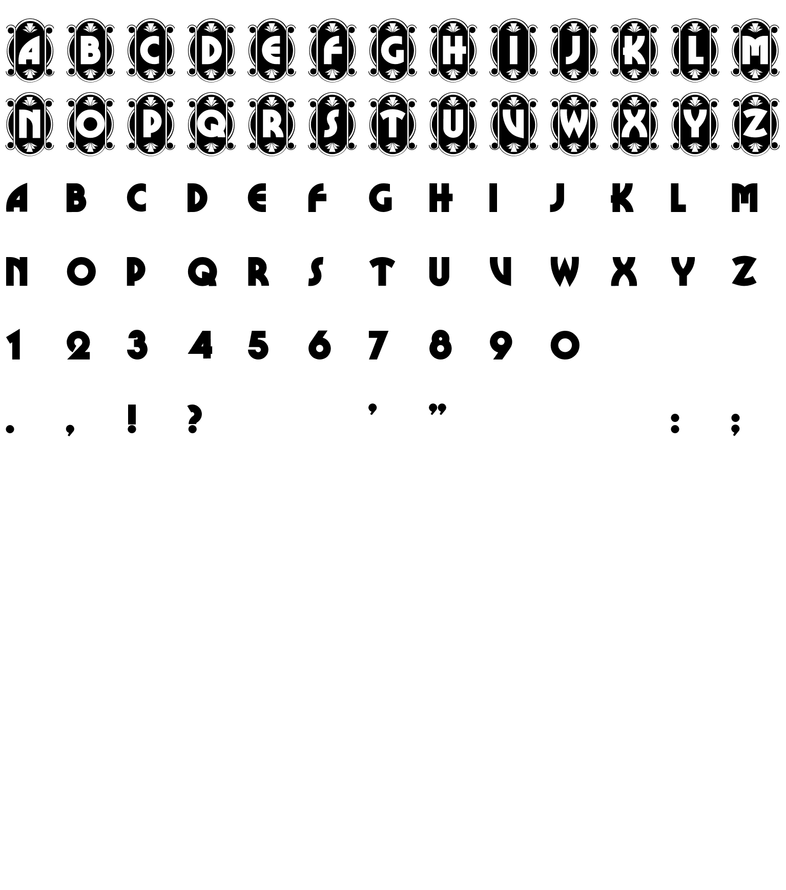 Шрифт CameoAppearance