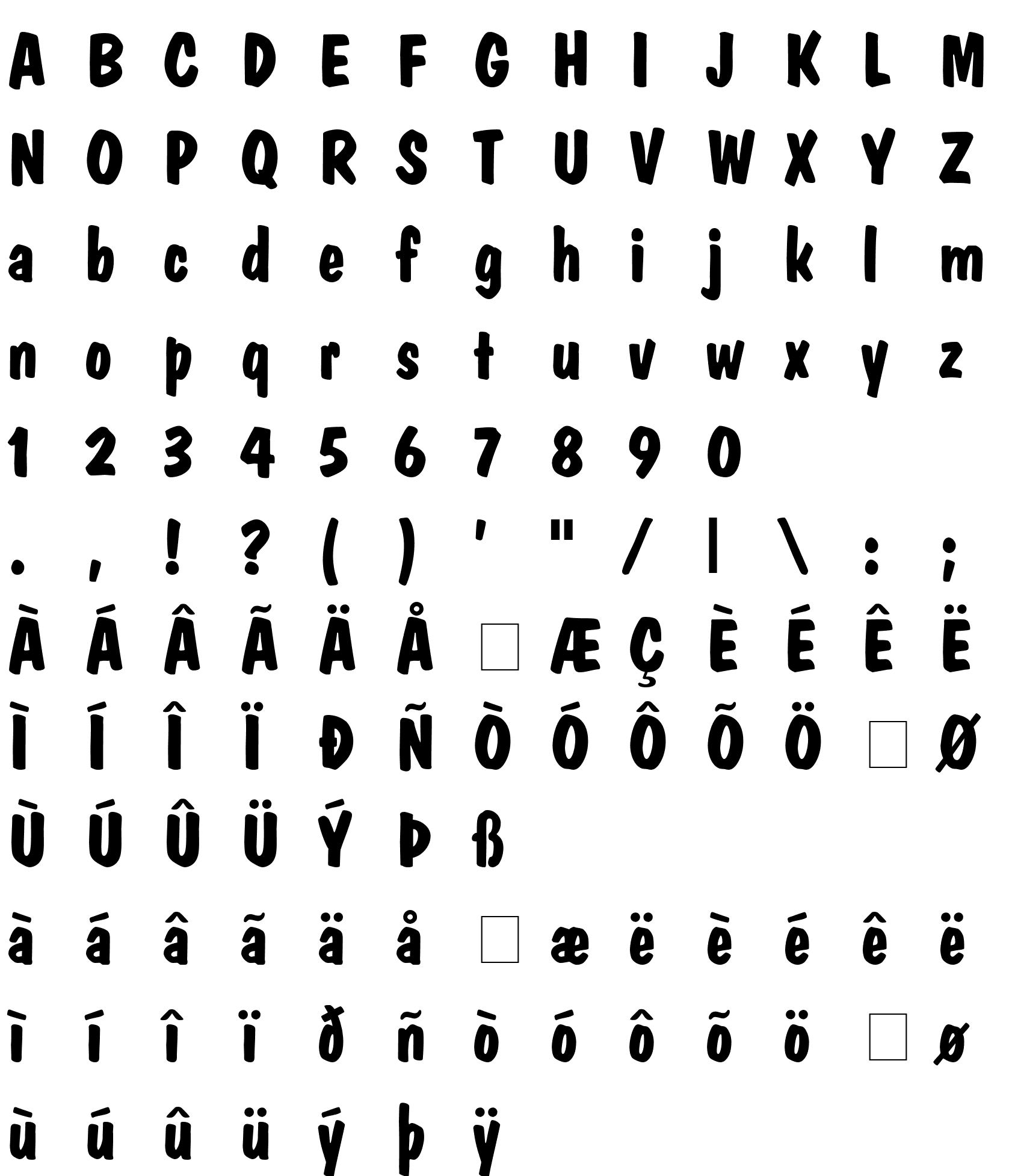 Шрифт DawnCastle Bold