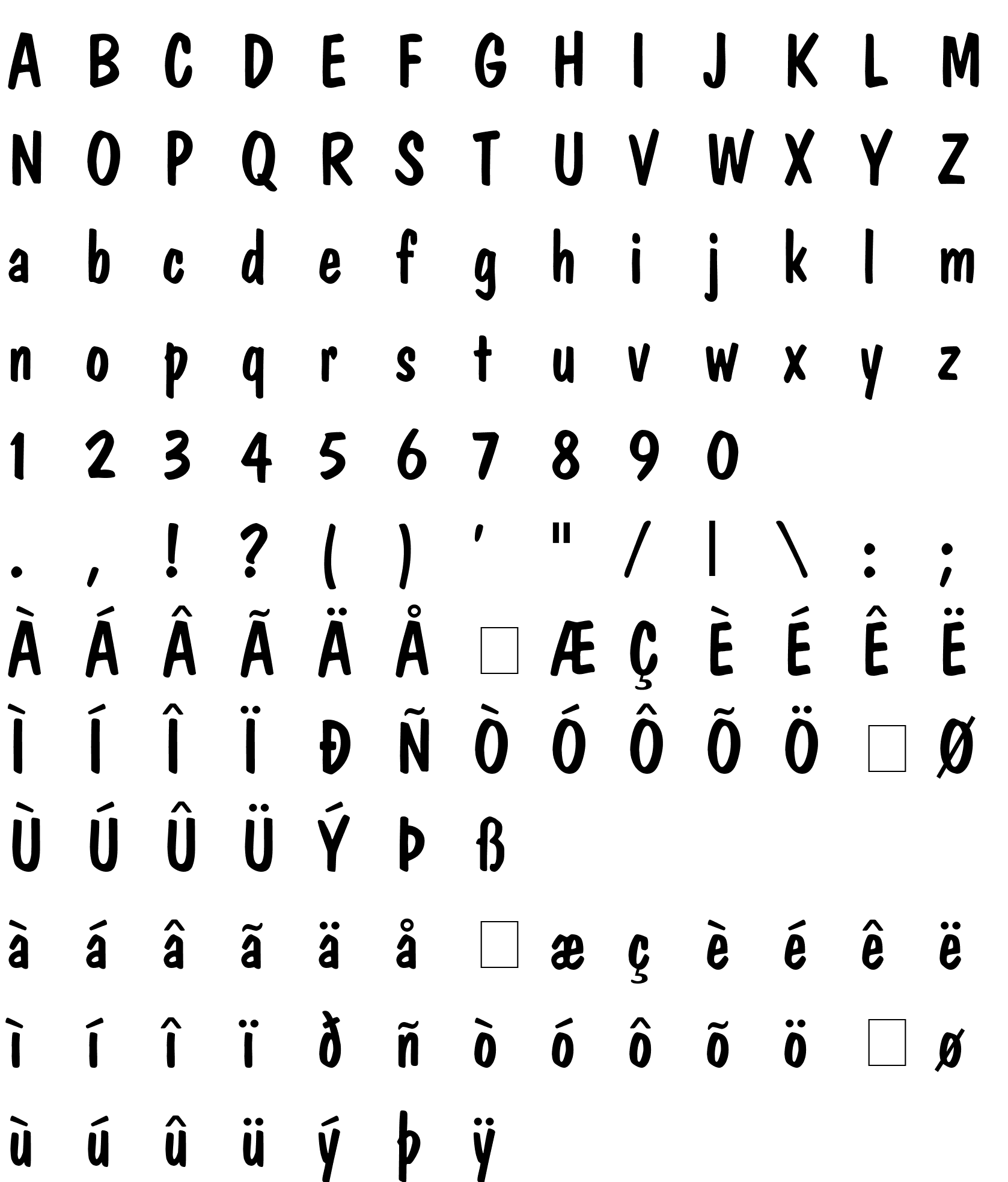 Шрифт DawnCastle