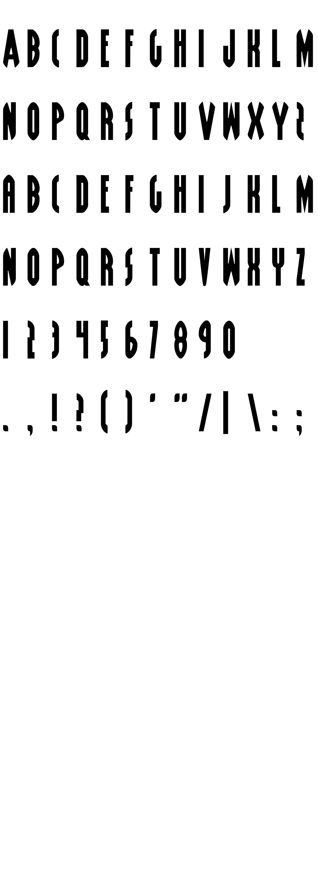 Шрифт Grendel's Mother