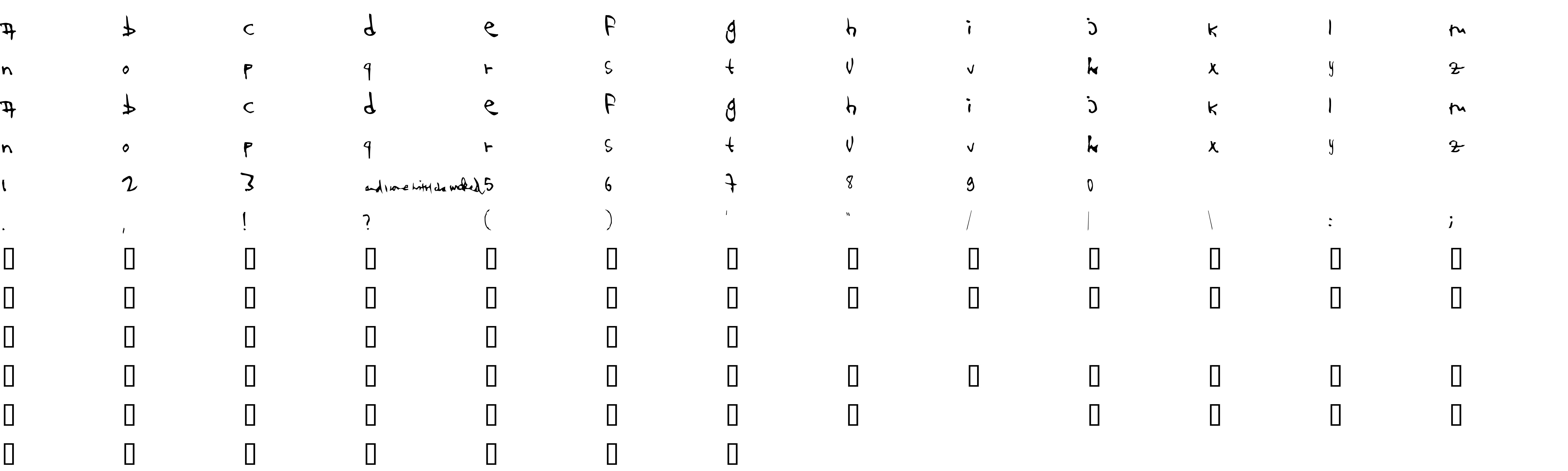 Шрифт 123 and...