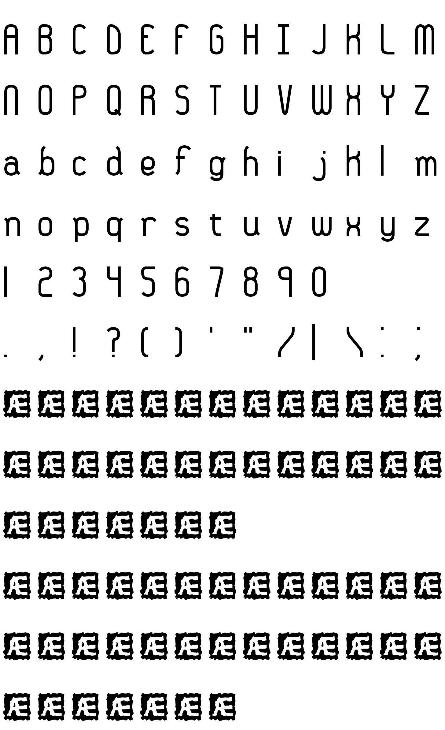 Шрифт 36 days ago BRK