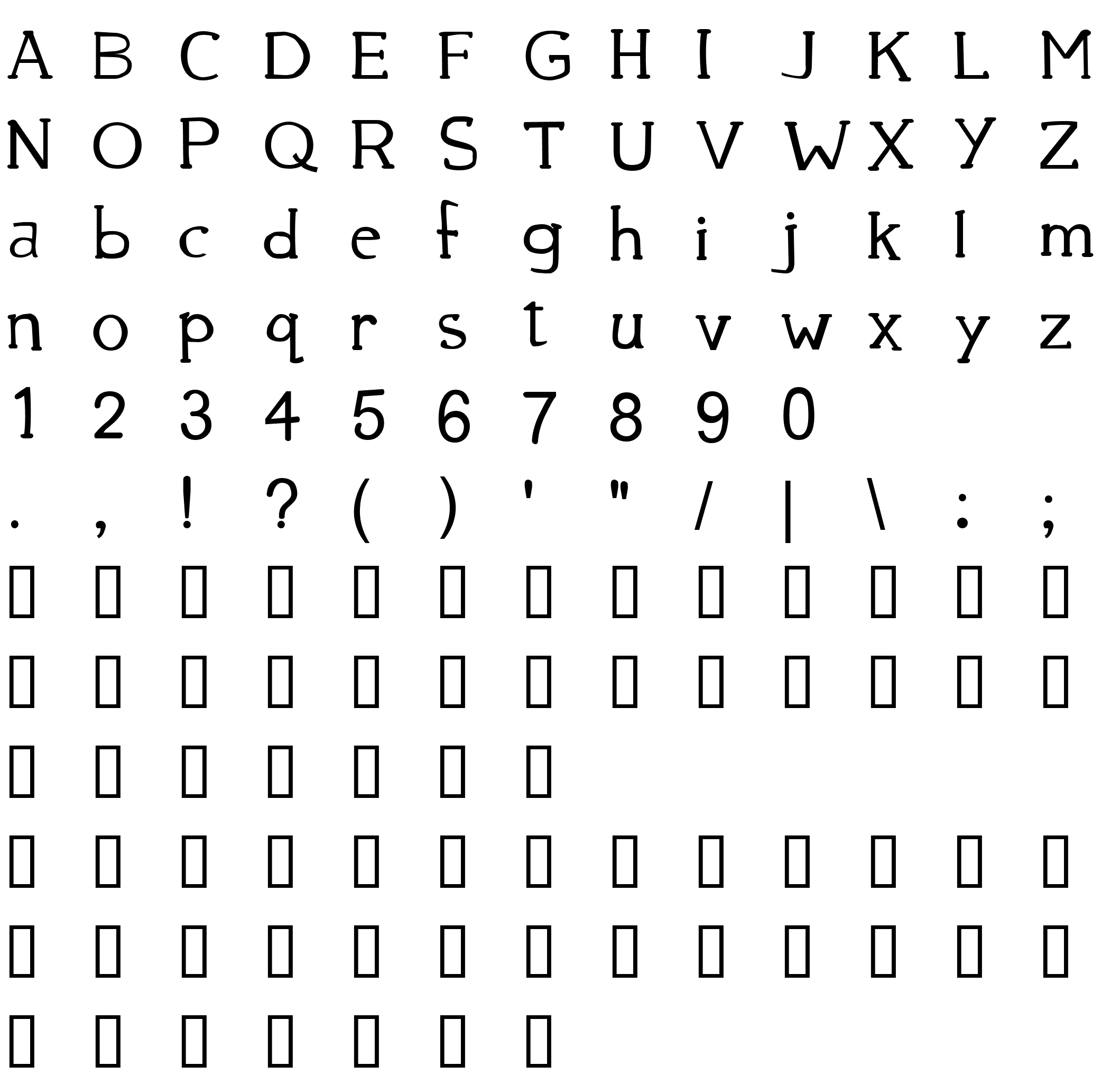 Шрифт 39 Smooth