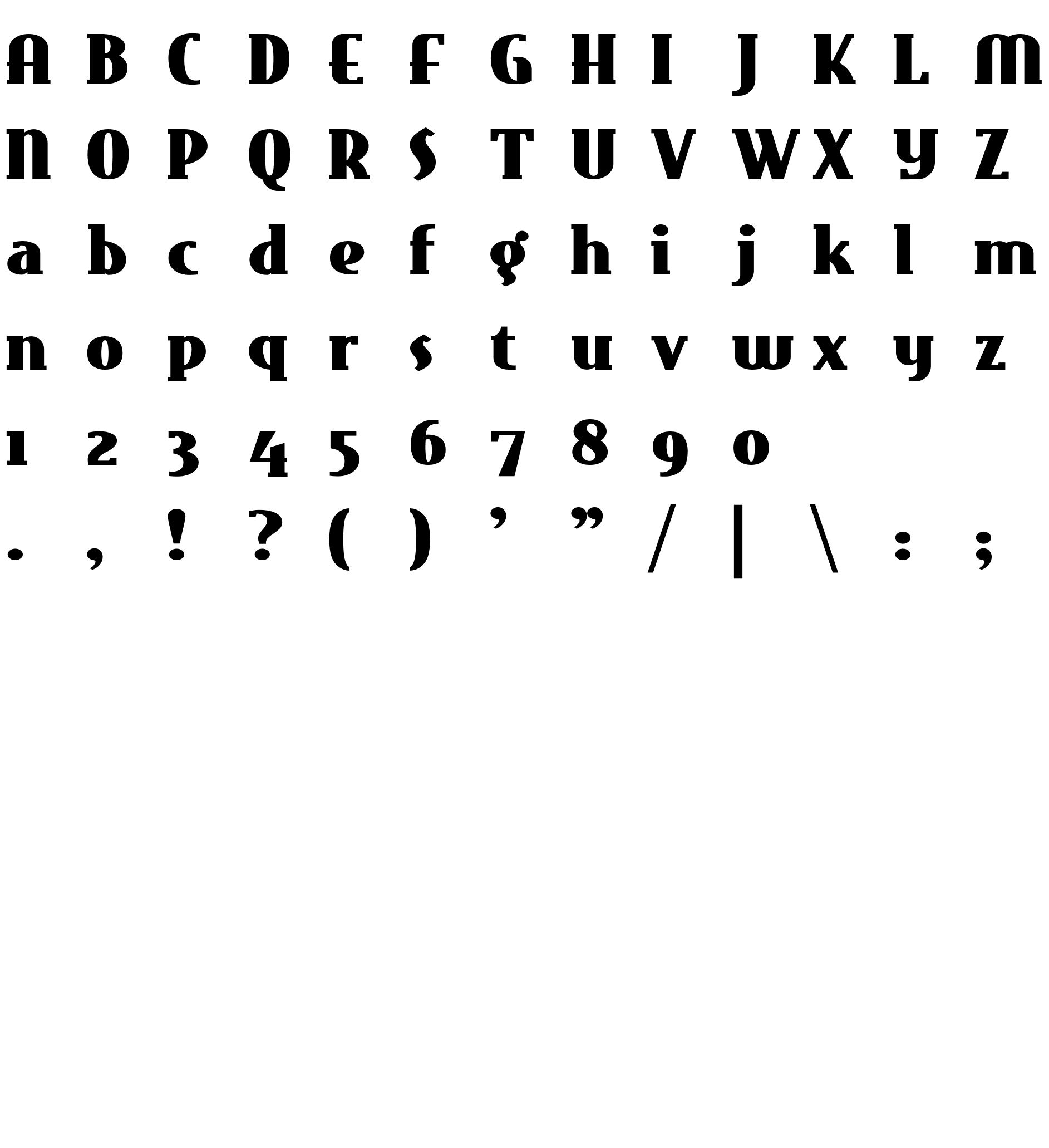 Шрифт EastMarket