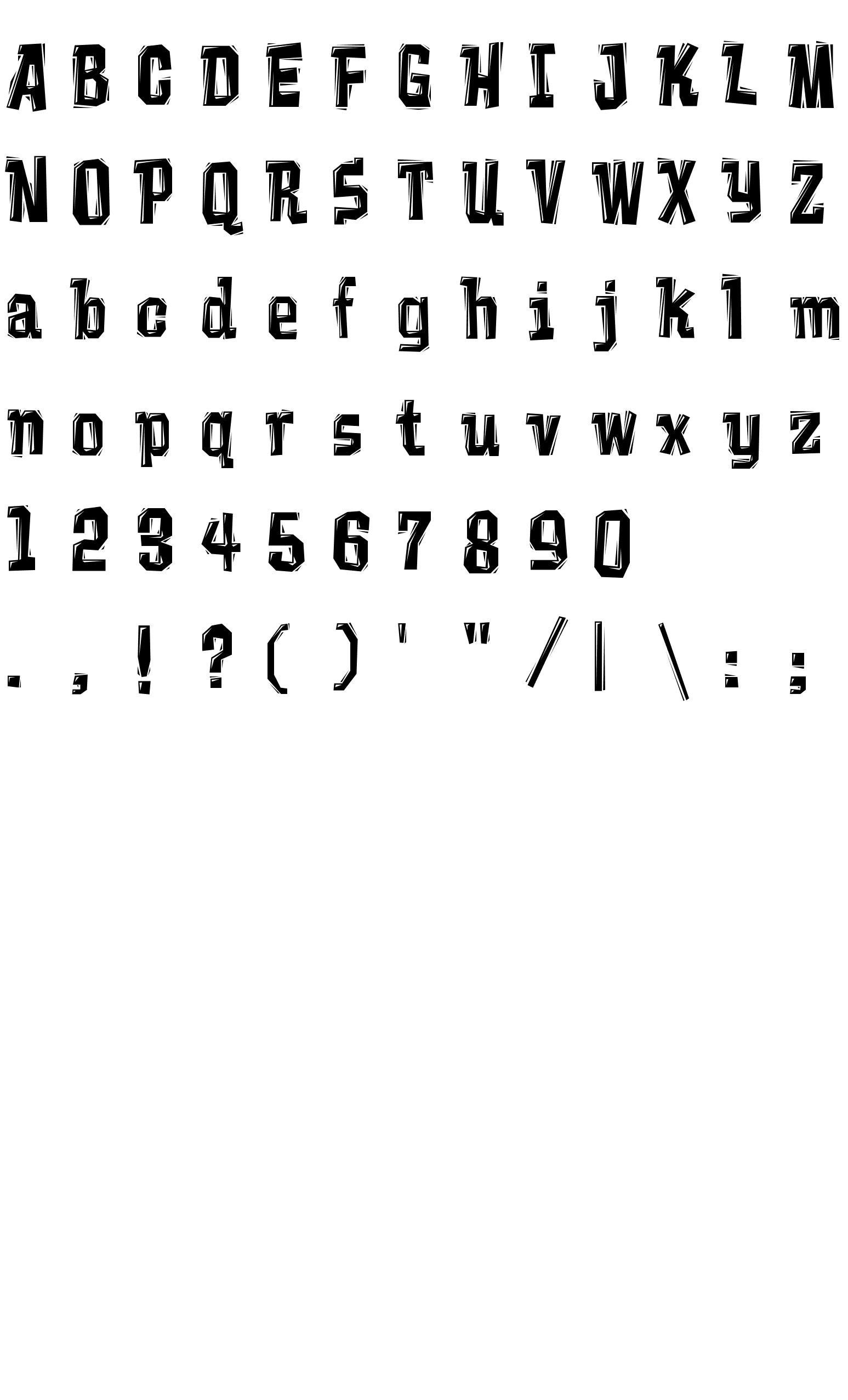 Шрифт Vademecum