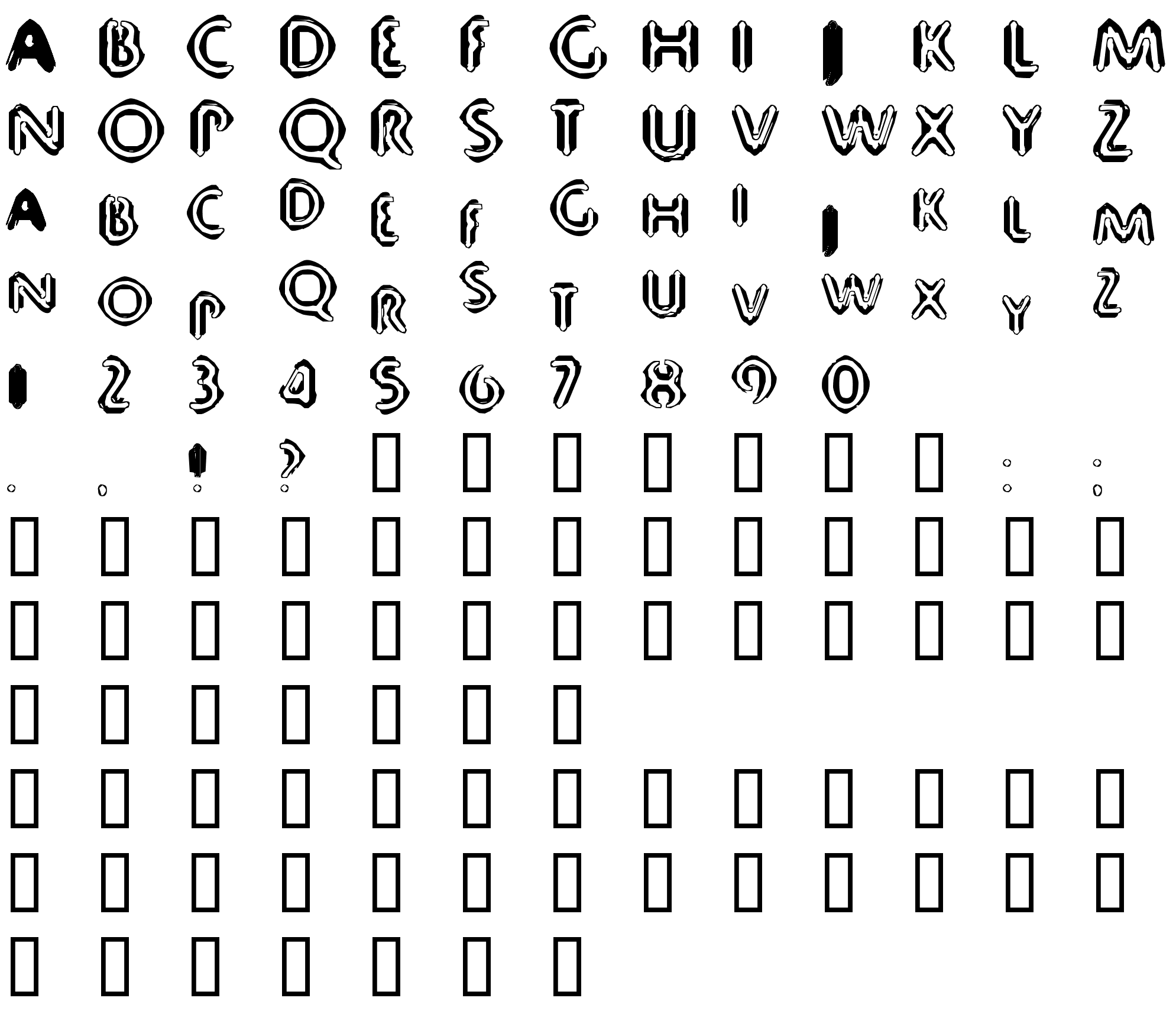 Шрифт 80 Decibels
