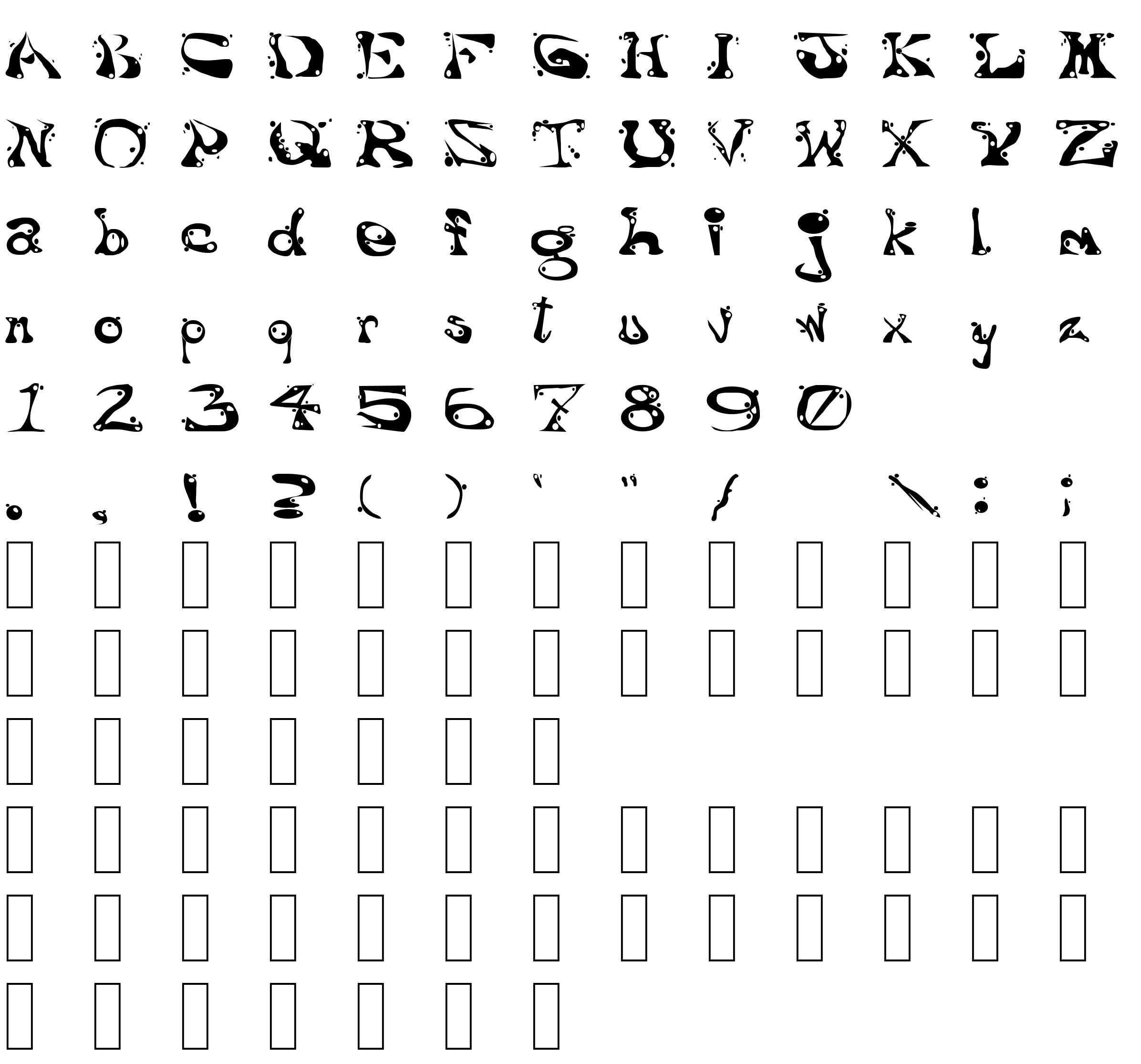 Шрифт AajaxSurrealFreak