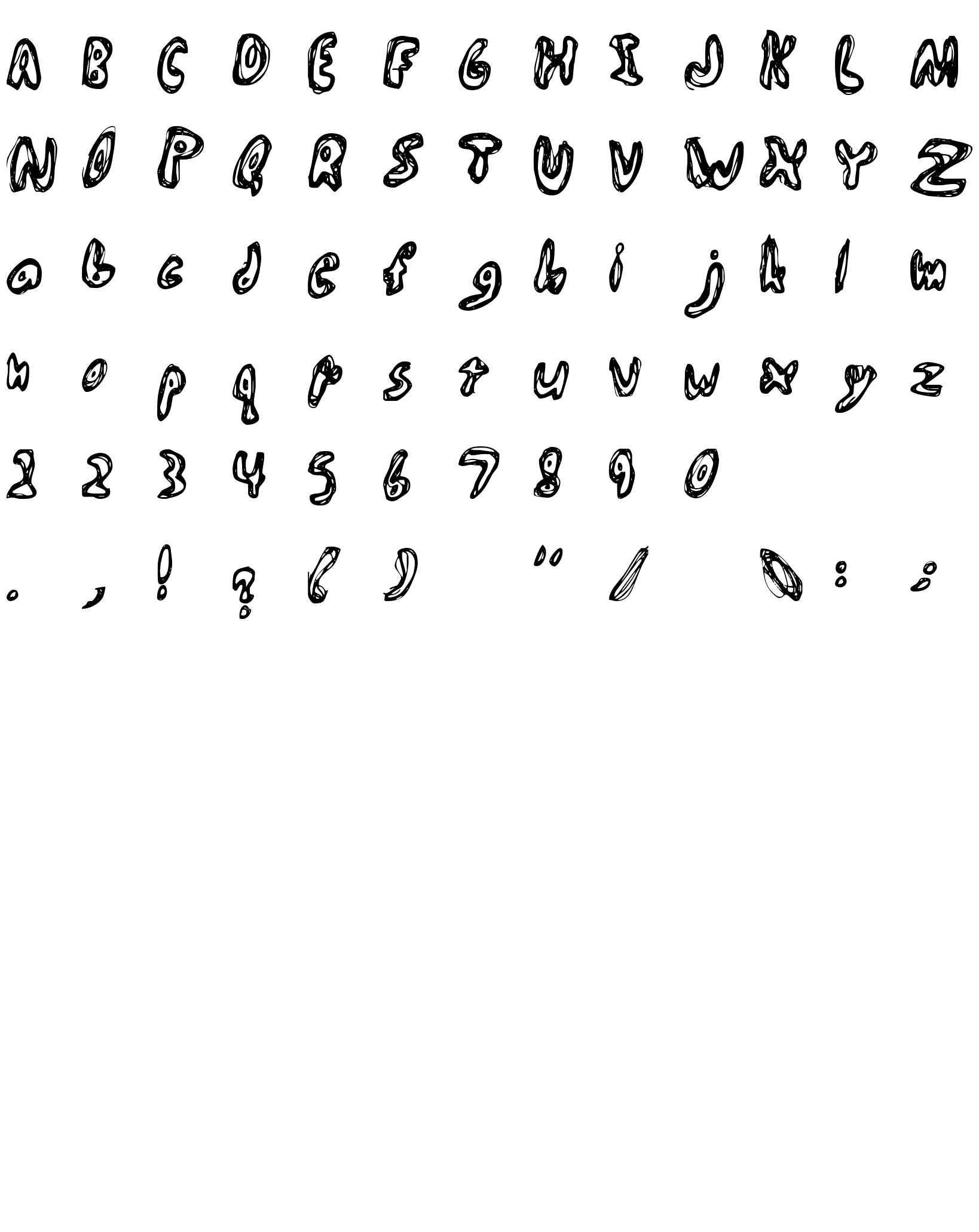 Шрифт Abiscuos Regular