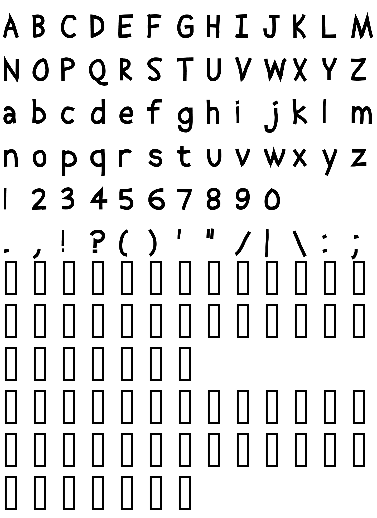 Шрифт Abscissa Bold