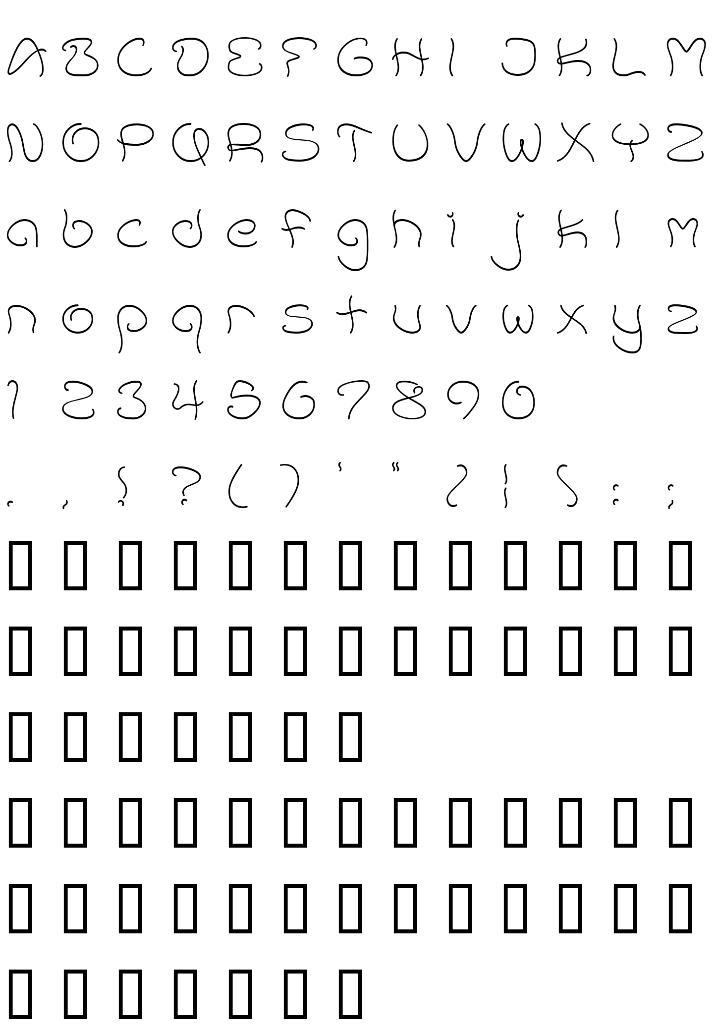 Шрифт Accent Wet Noodle