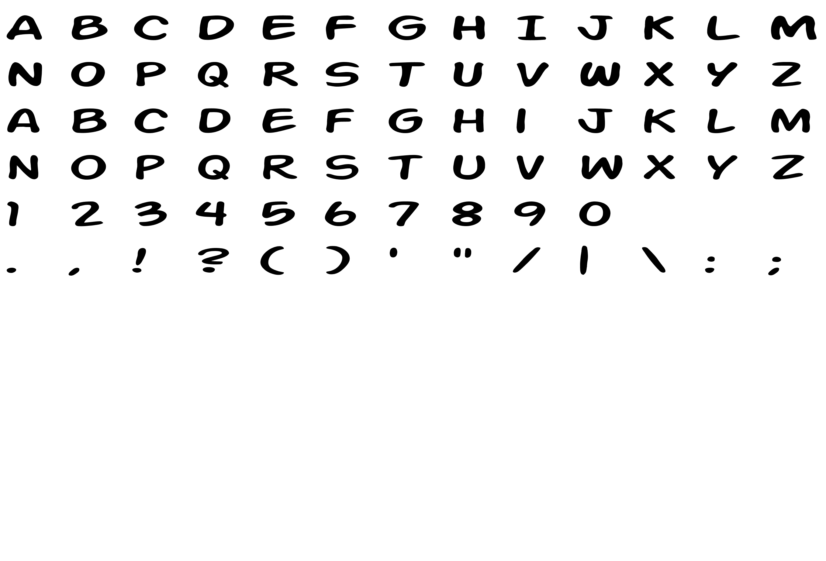 Шрифт Action Man Extended