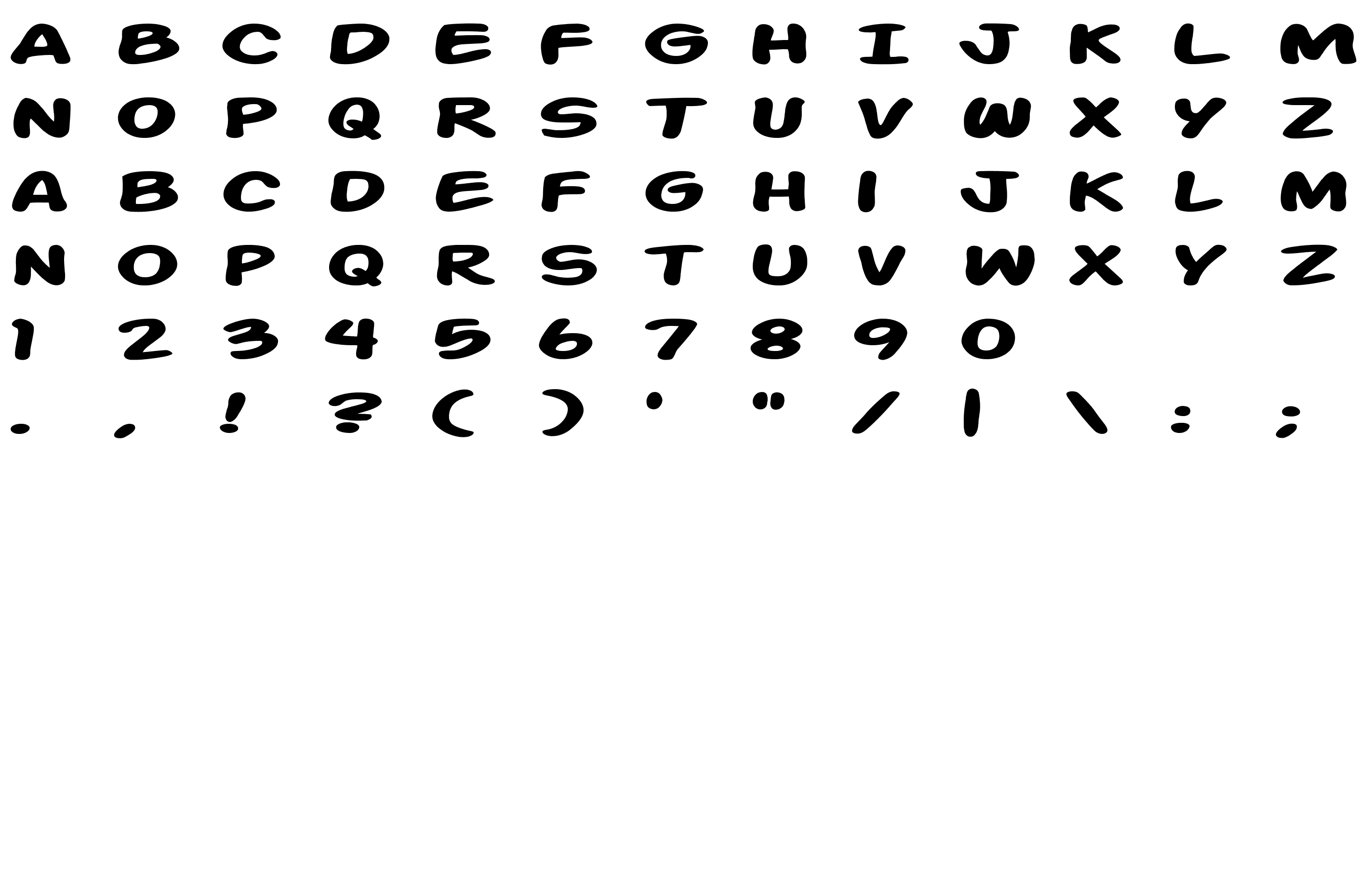 Шрифт Action Man Extended Bold