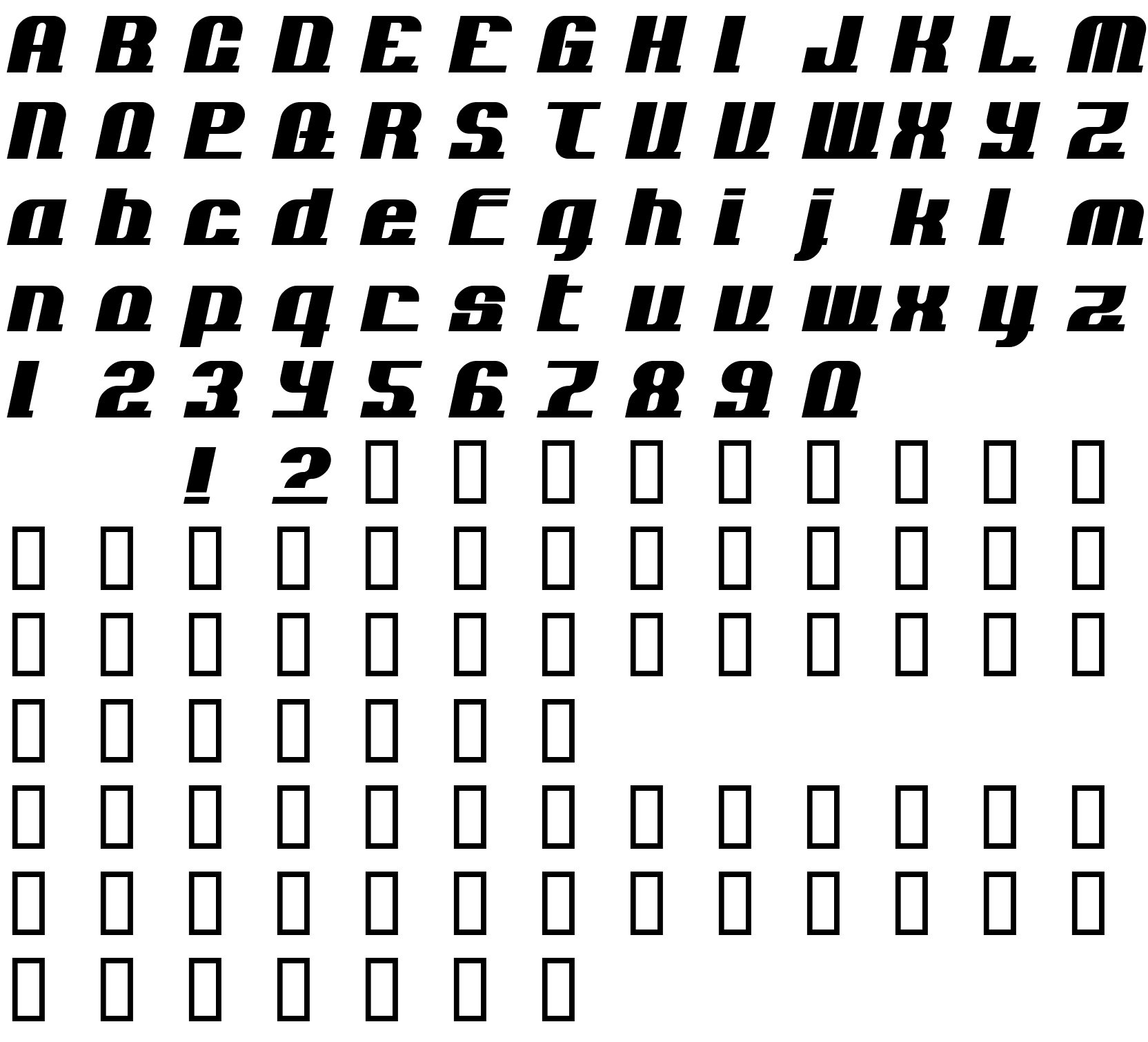 Шрифт AddLoops Normal