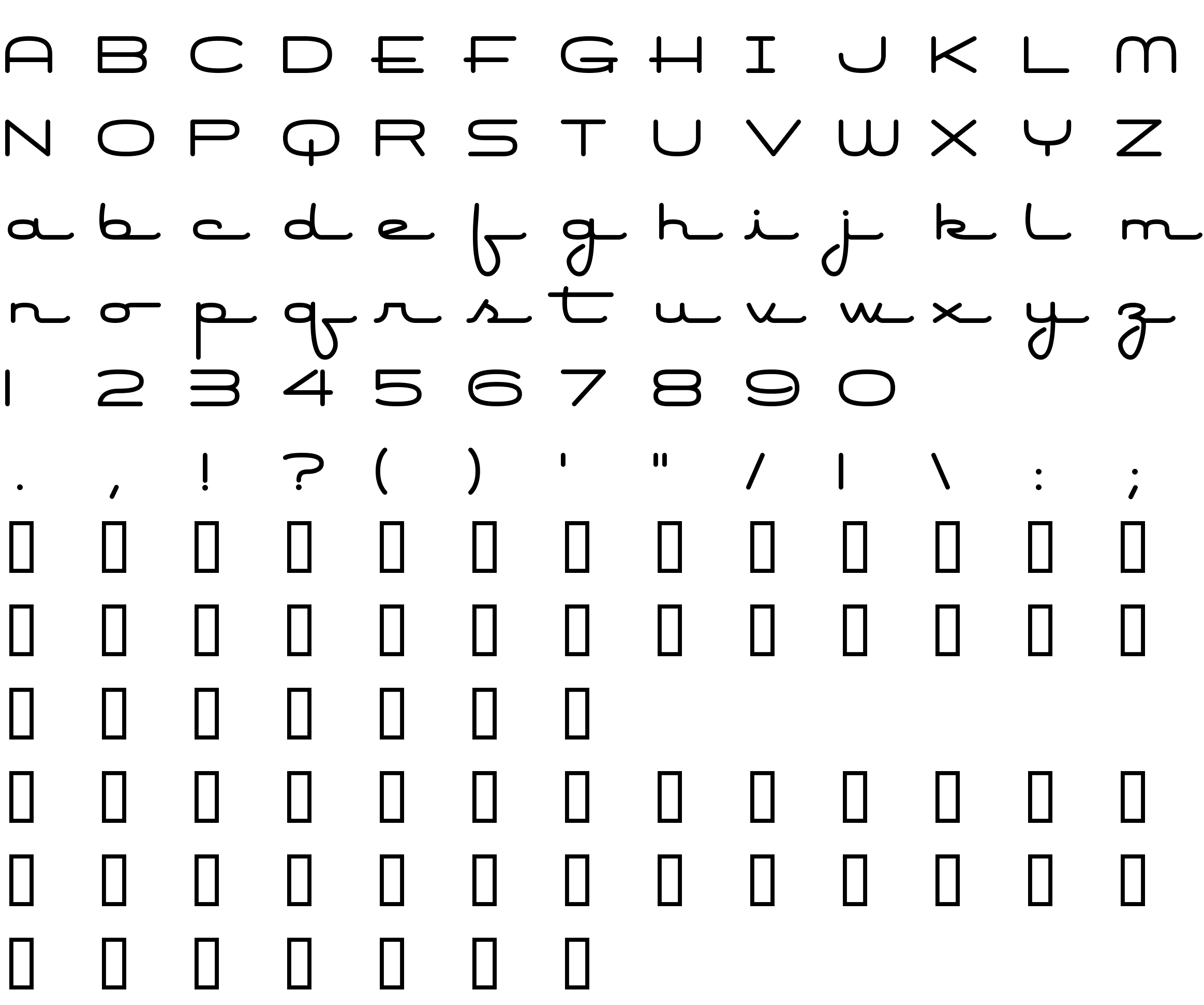 Шрифт Air Conditioner