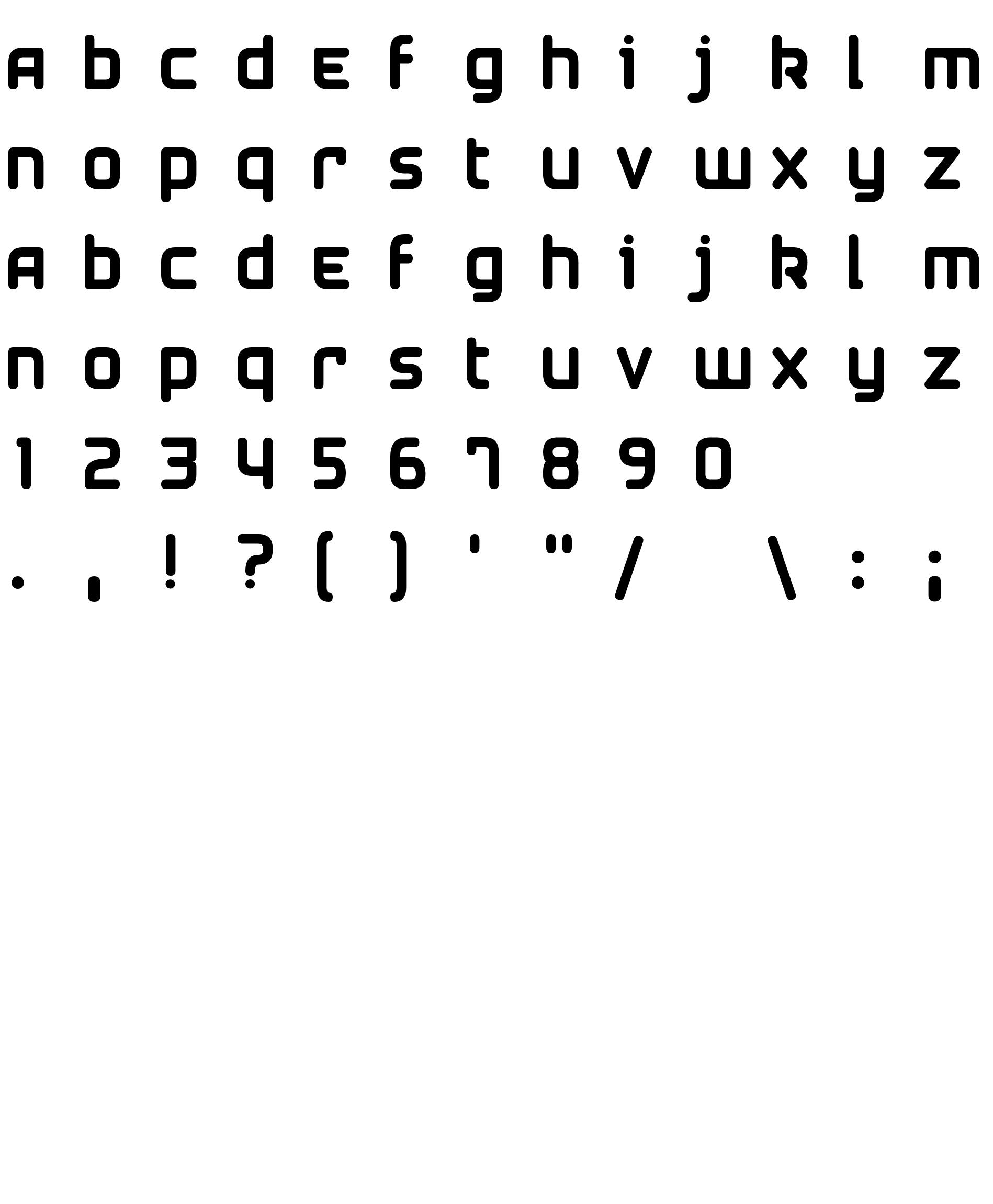 Шрифт Airstrip Four