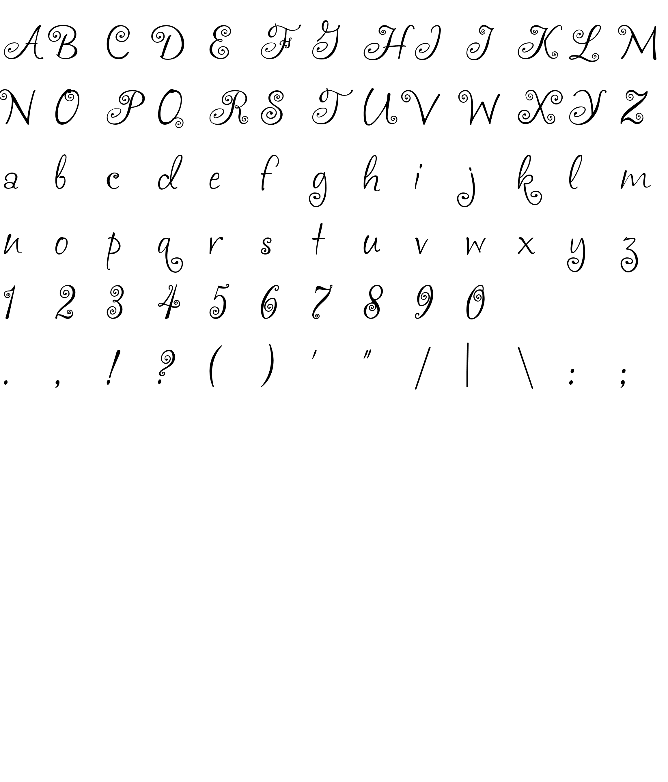 Шрифт akaFrivolity