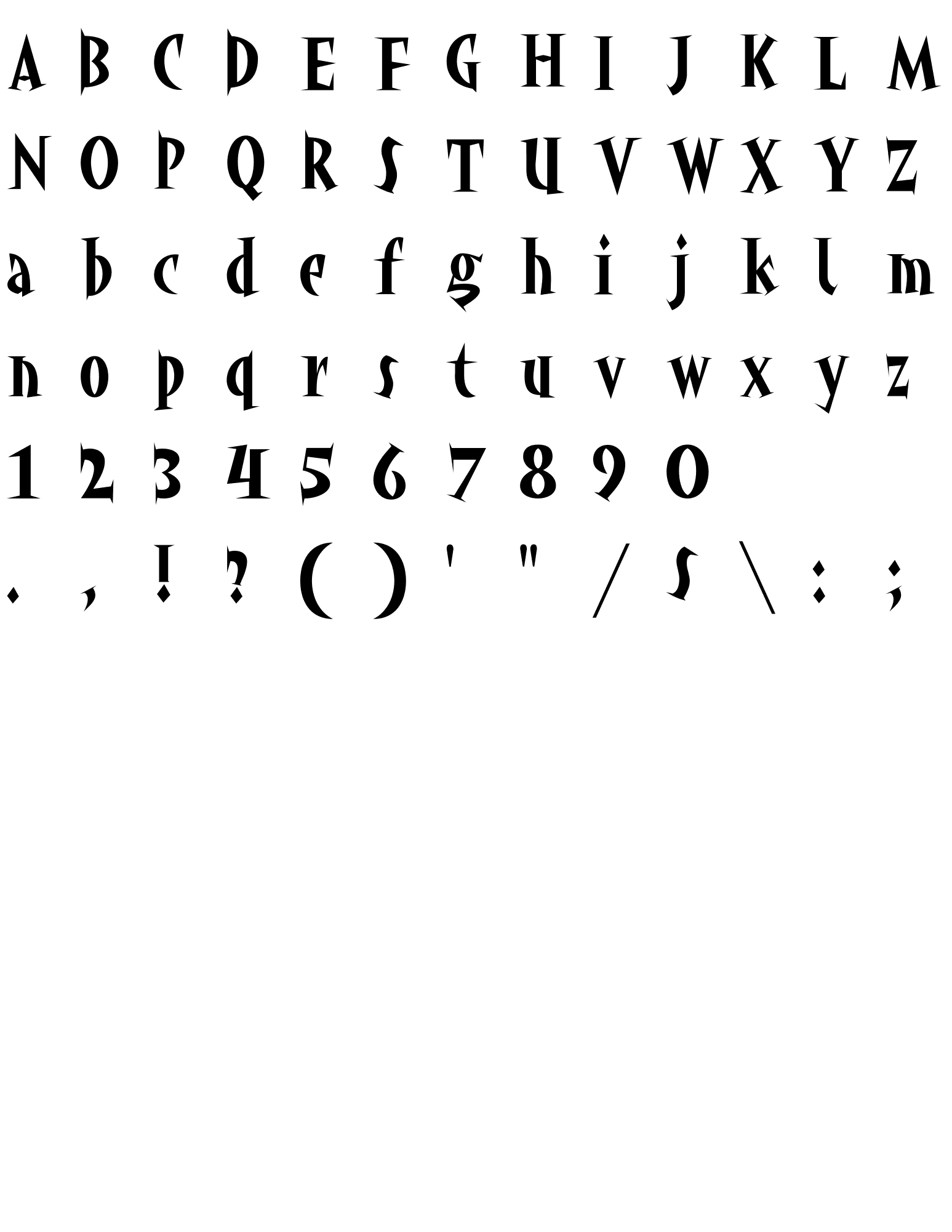 Шрифт akaHoggle