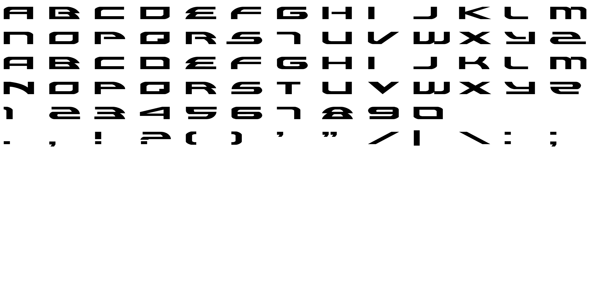 Шрифт Alexis Expanded