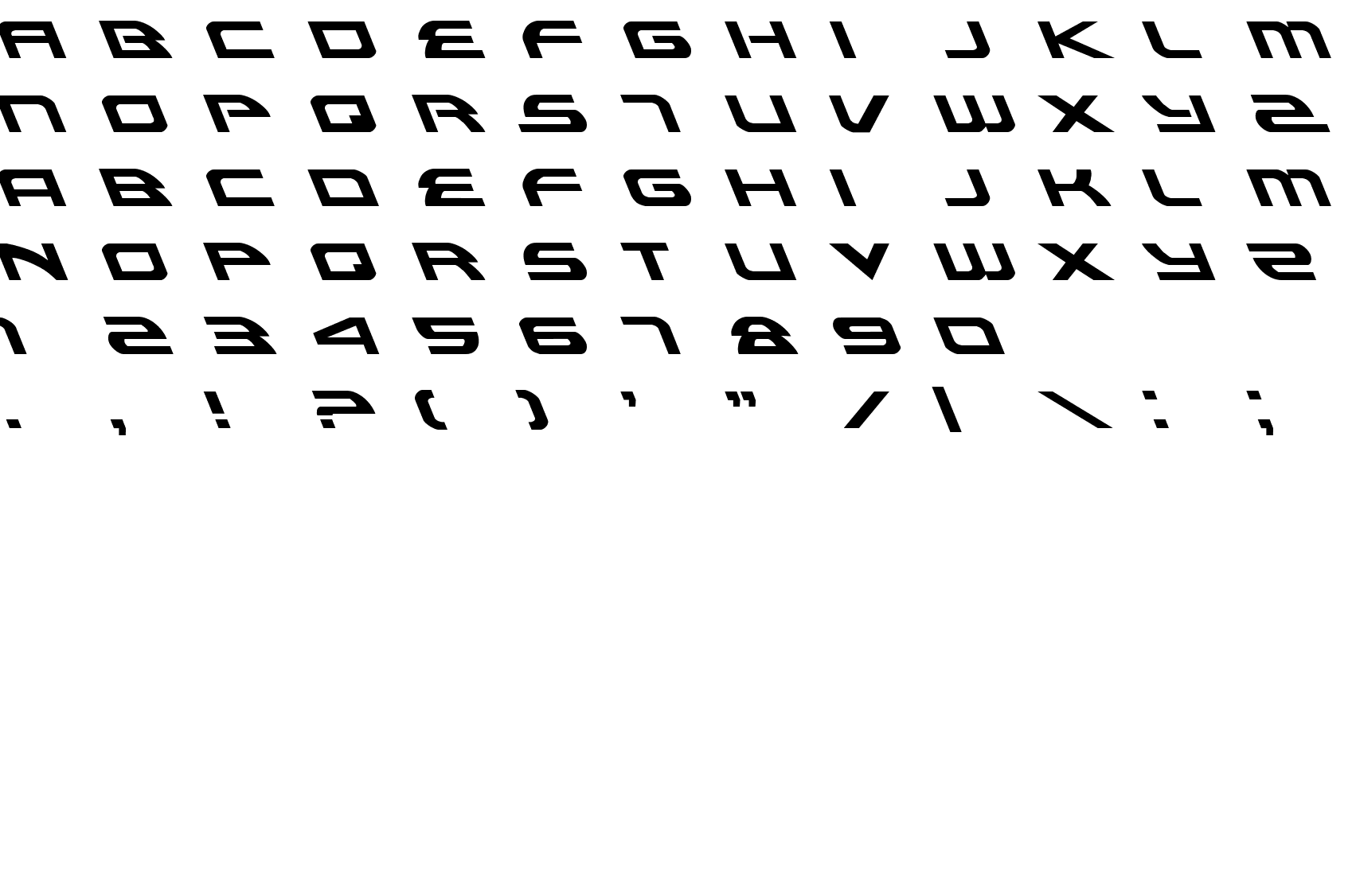 Шрифт Alexis Leftalic