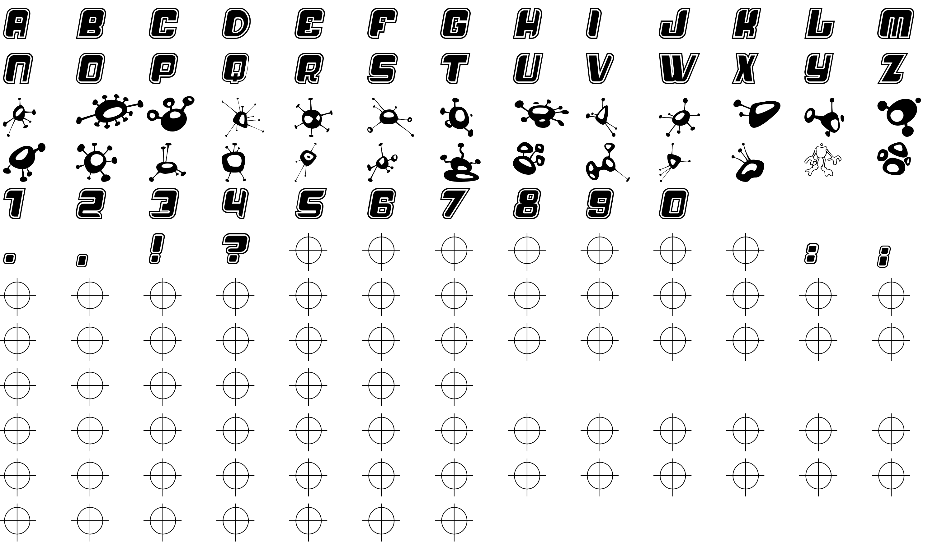 Шрифт AlienMushrooms