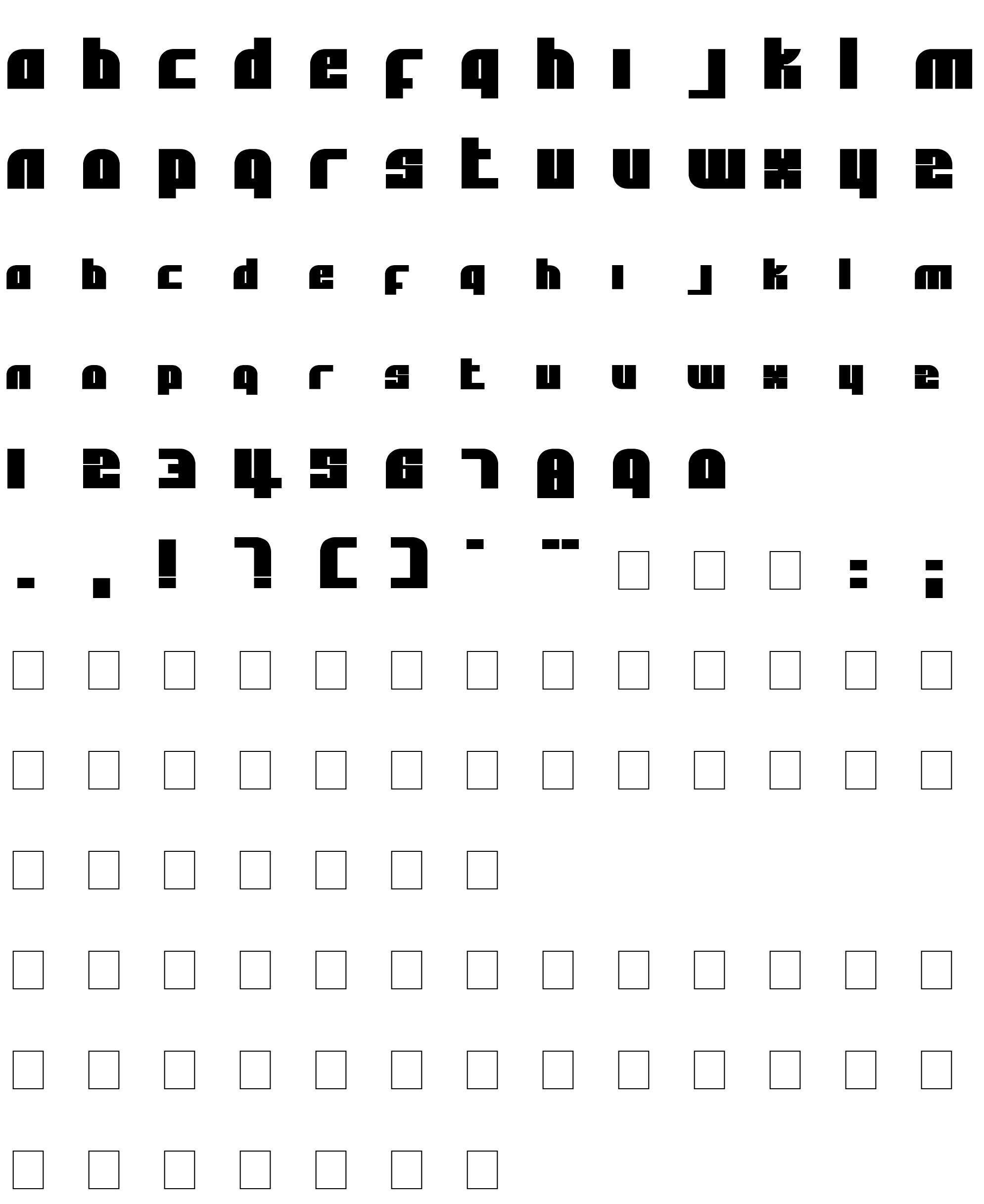 Alpha Flight Solid Small Caps шрифт