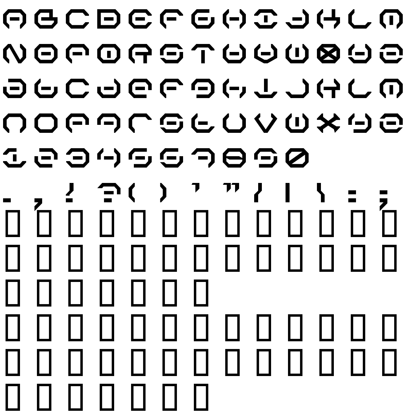 Шрифт Alpha Sentry