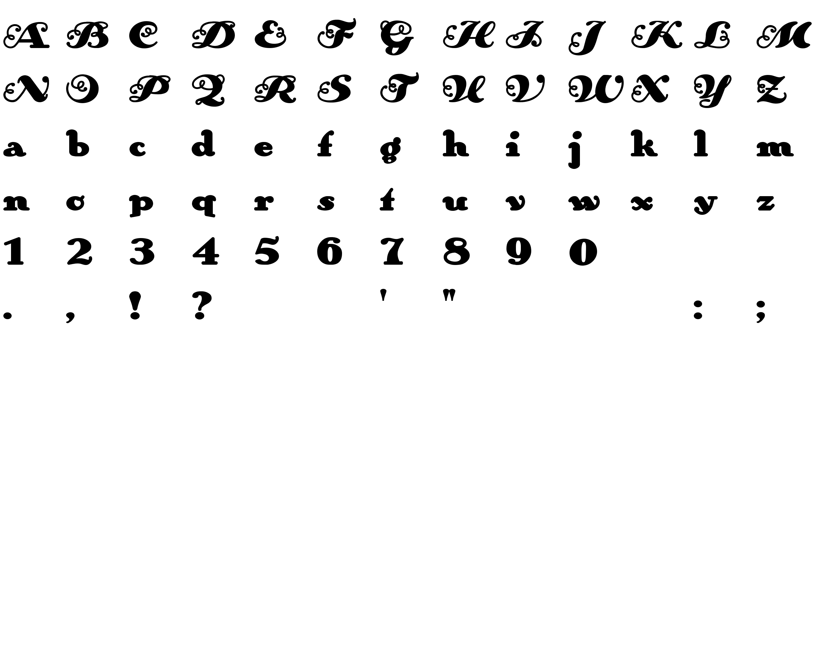 Шрифт AnAkronism