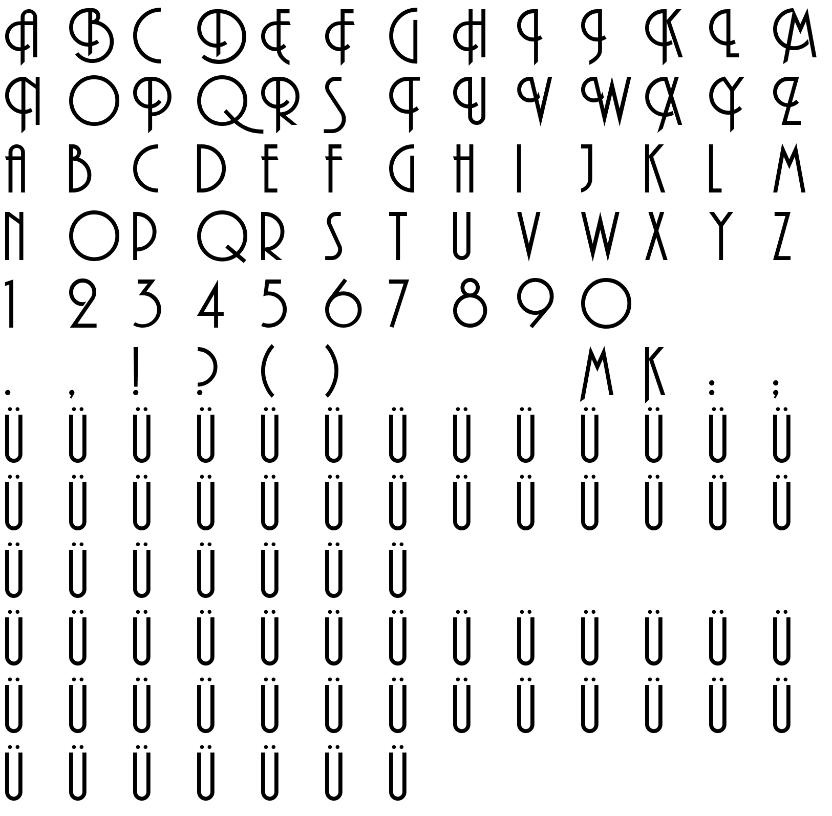 Шрифт AndesitePlain