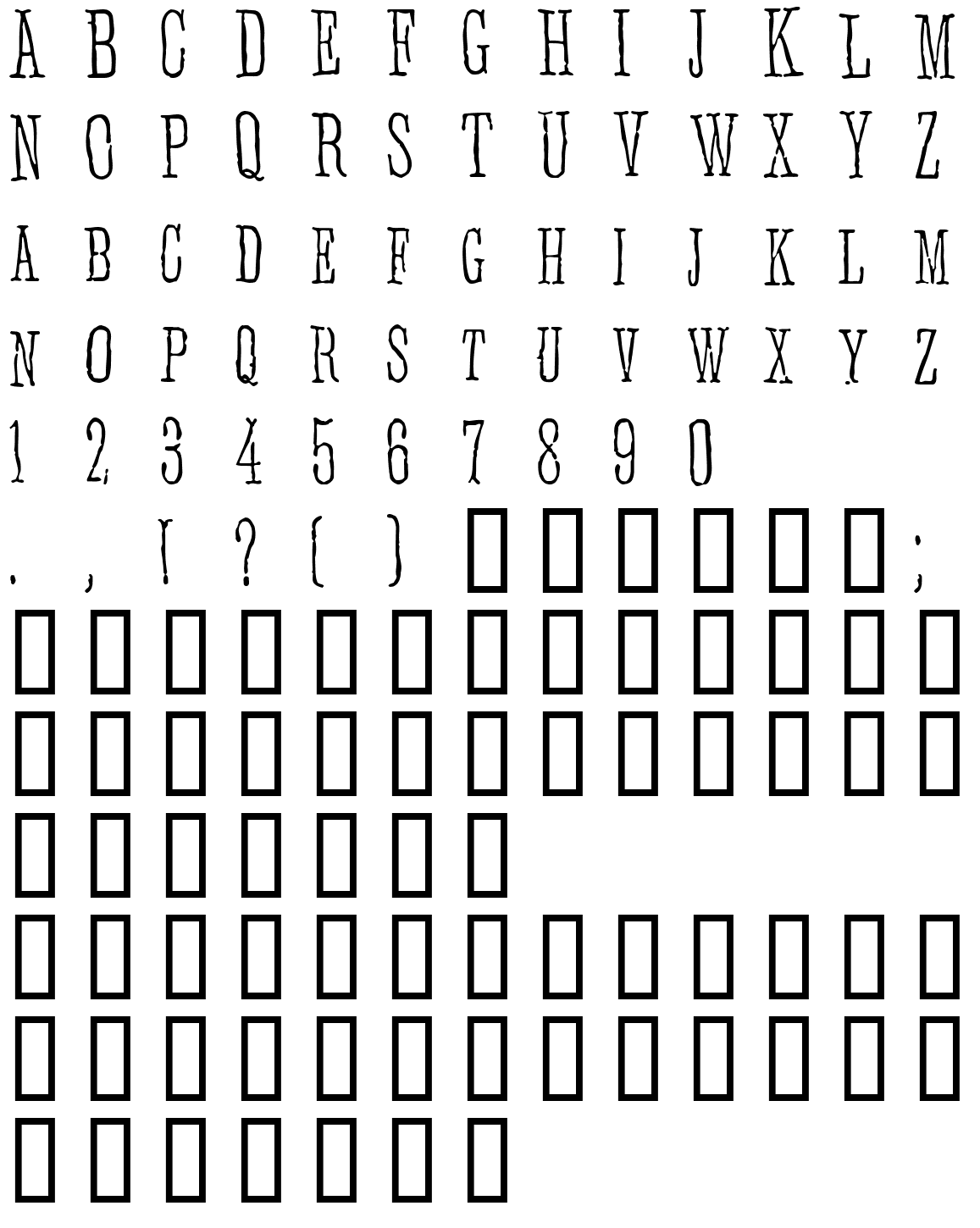 Шрифт Anhedonia