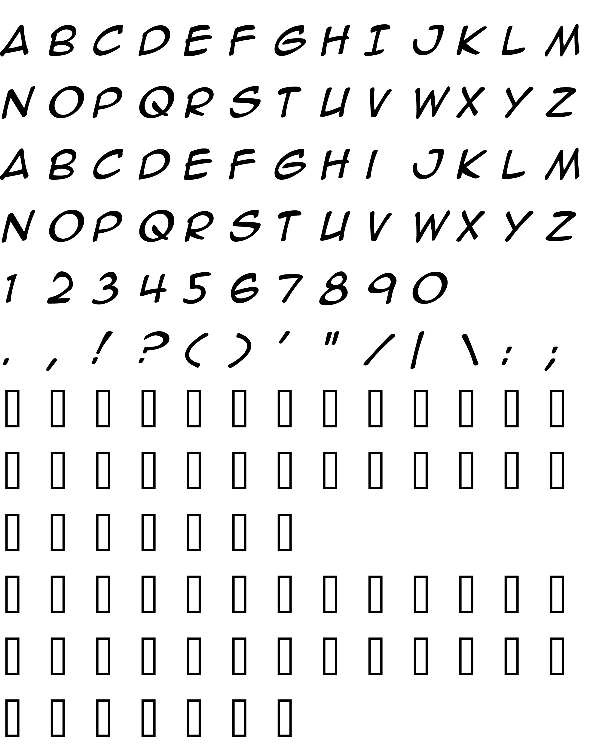 Шрифт Anime Ace 2.0 BB Italic